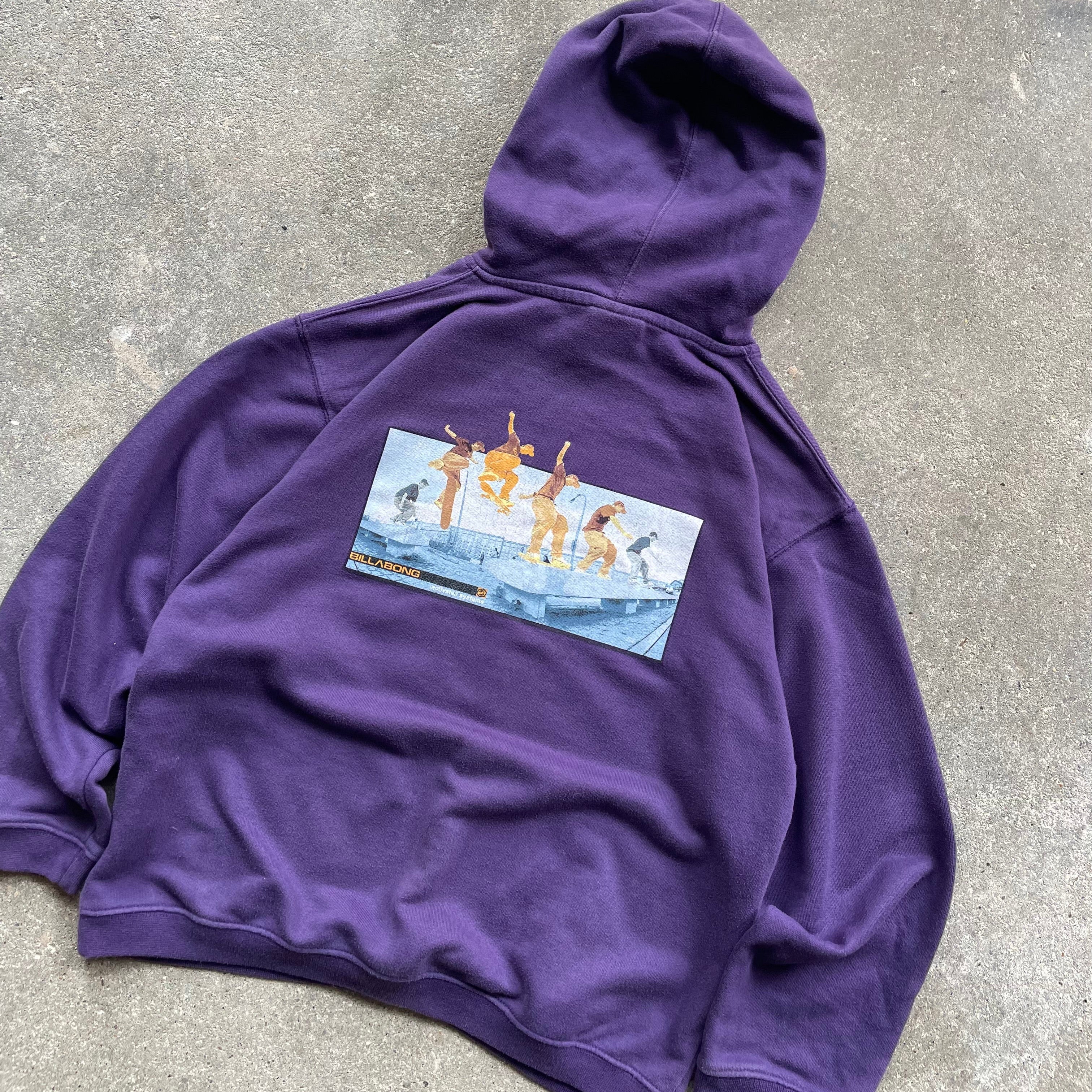 90's Billabong Hoodie Purple (XXS)