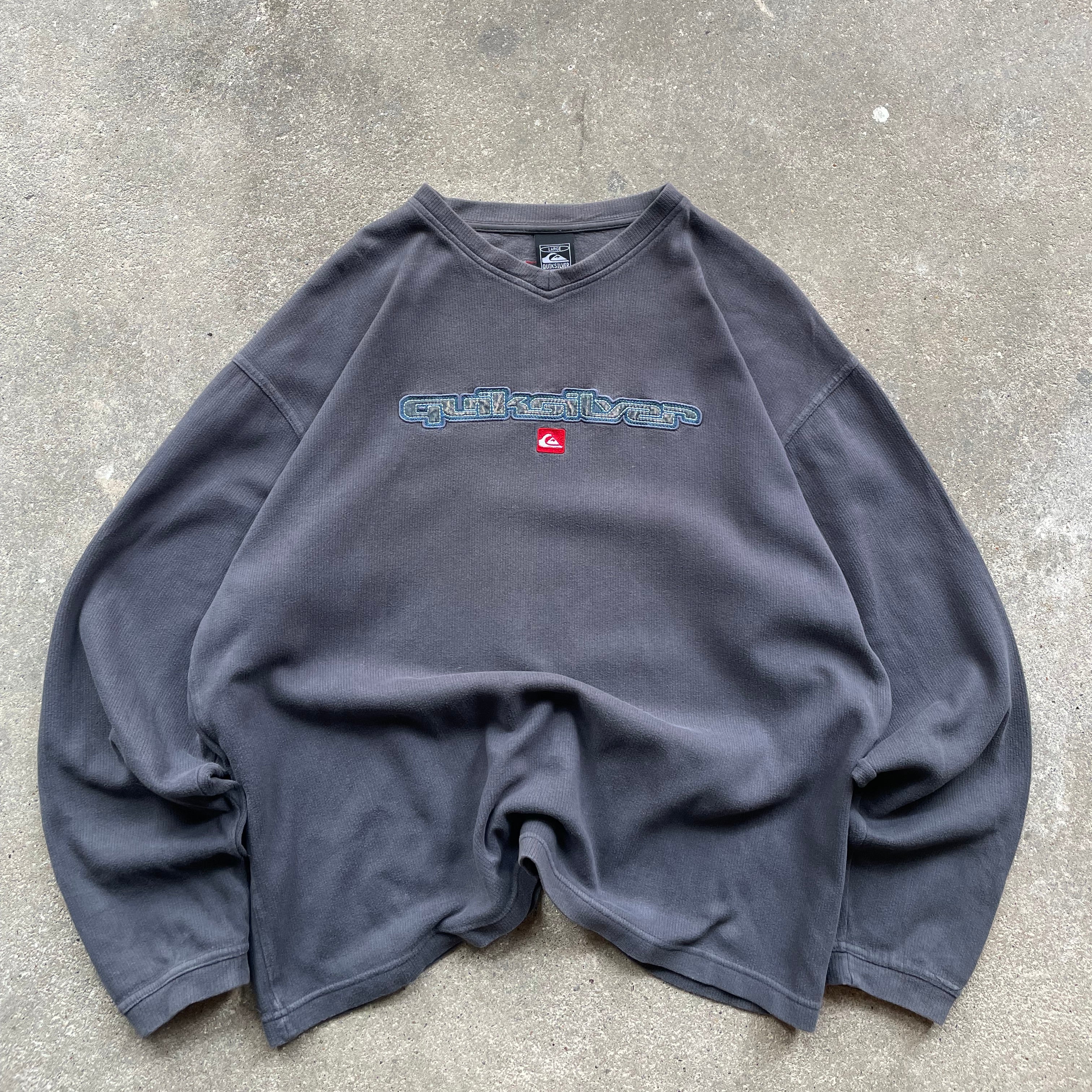 2000's Quiksilver Sweatshirt Grey (L)