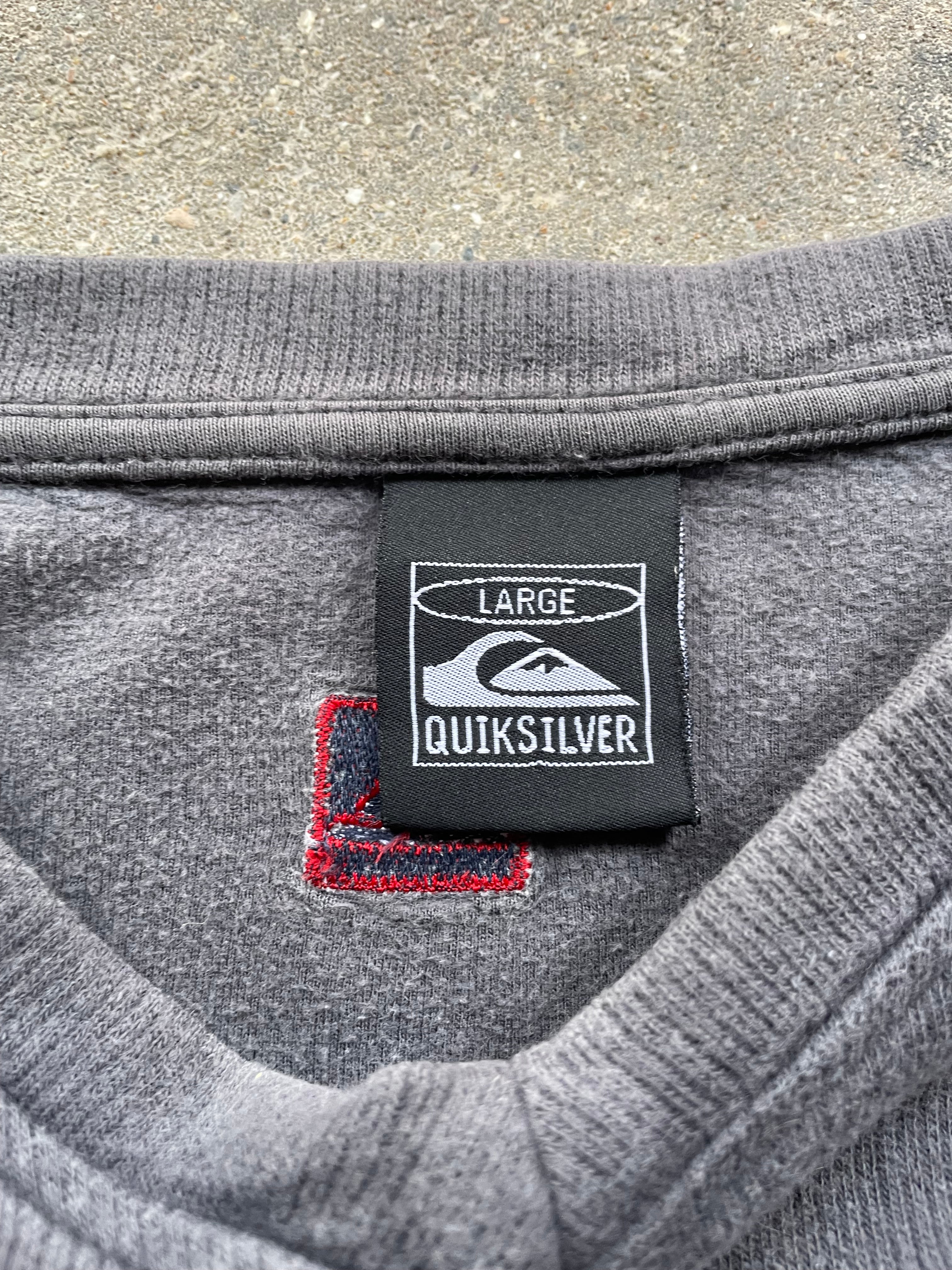2000's Quiksilver Sweatshirt Grey (L)