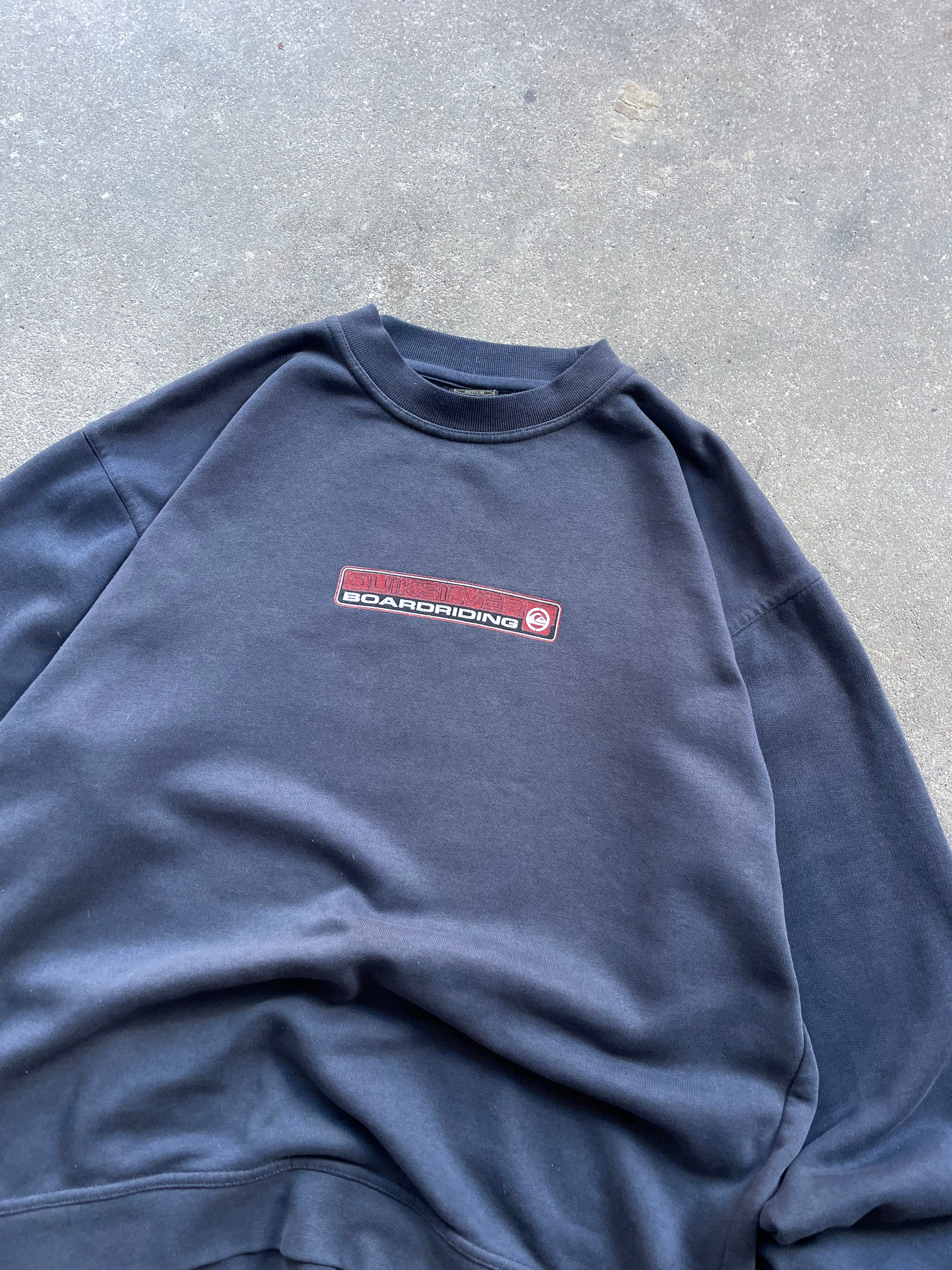 2000's Quiksilver Sweatshirt Navy (M)