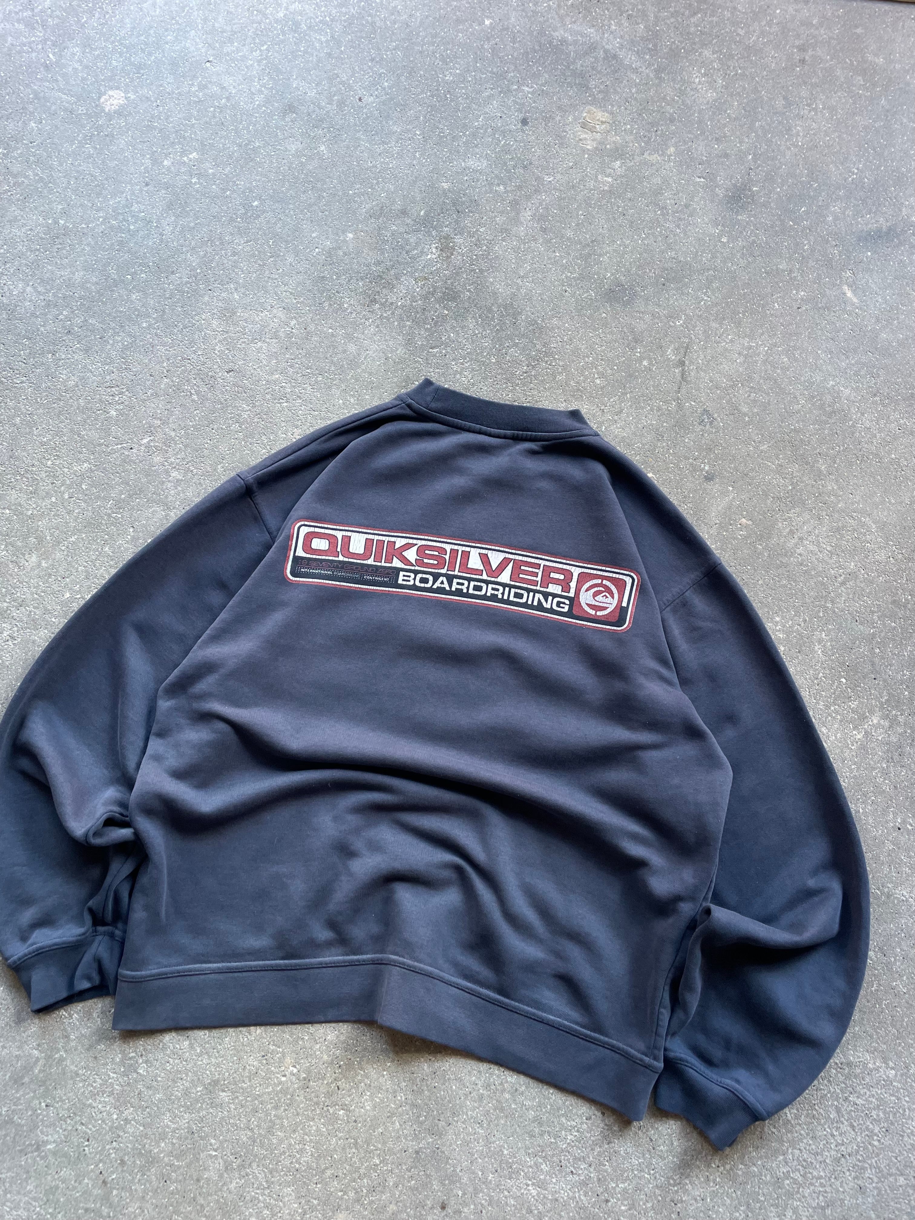2000's Quiksilver Sweatshirt Navy (M)