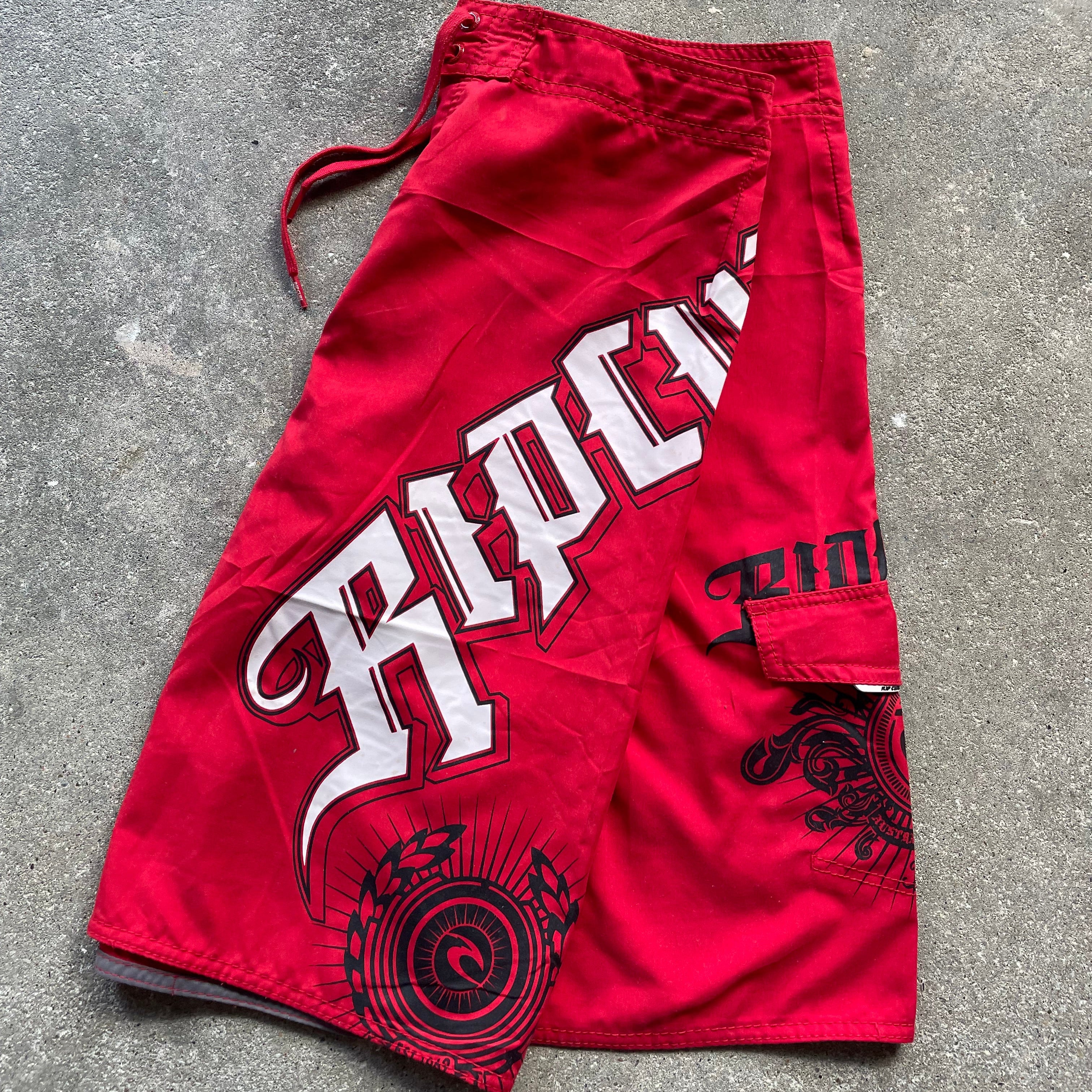 2000's Rip Curl Boardshorts Red -