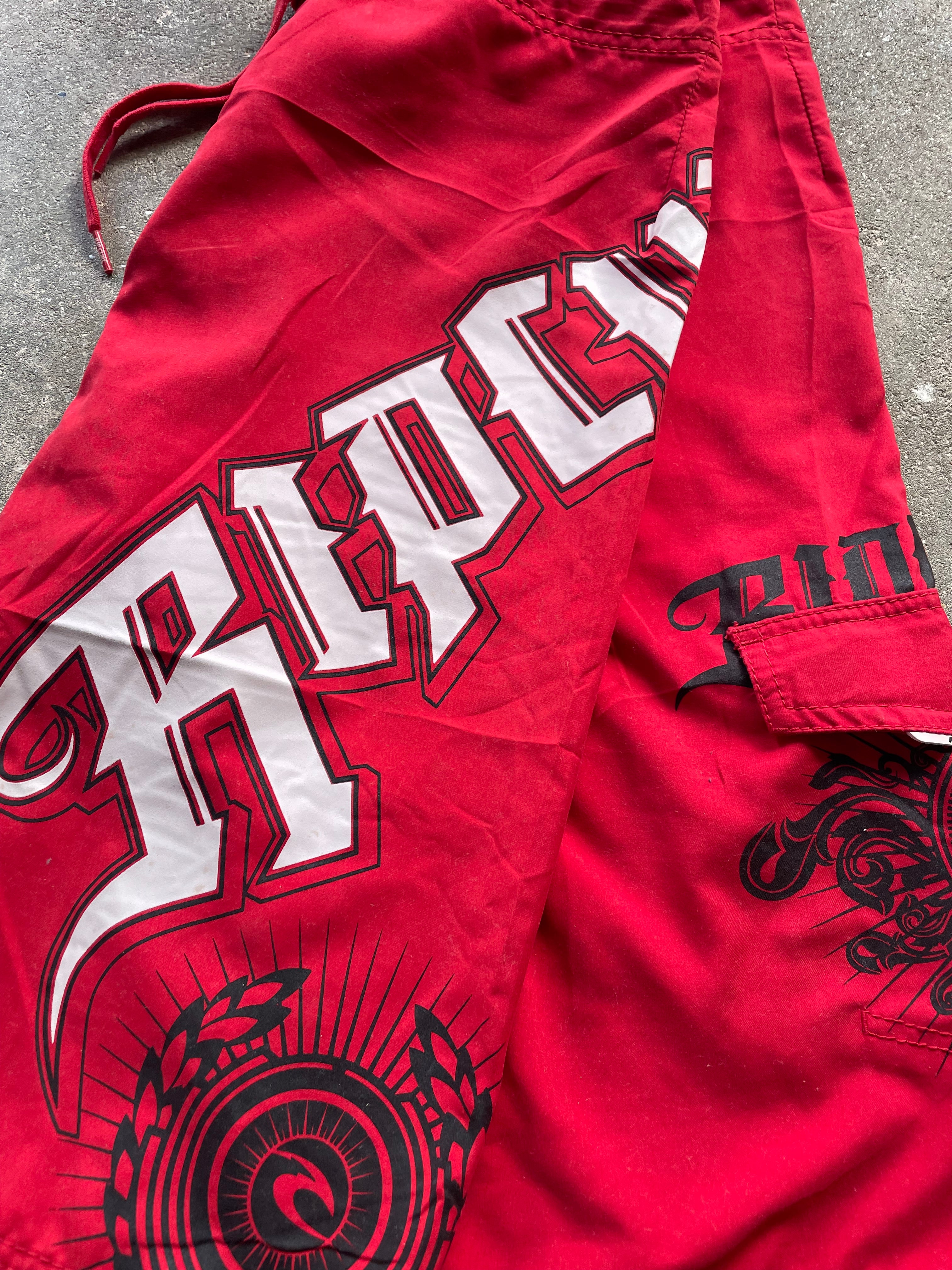 2000's Rip Curl Boardshorts Red -