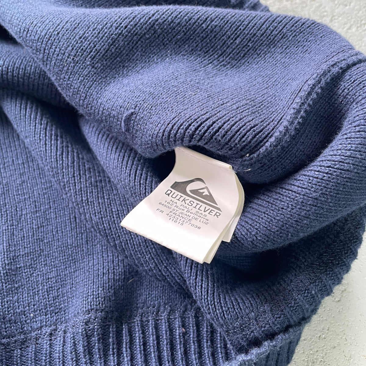 2000's Quiksilver 1/4 Zip Knit Jumper (XL)