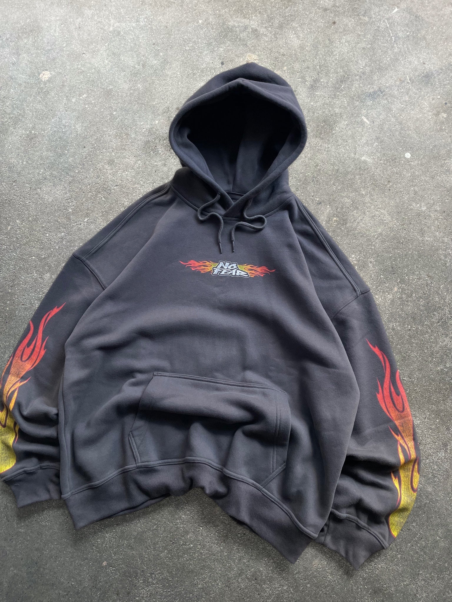 2000's No Fear Flame Hoodie (L)