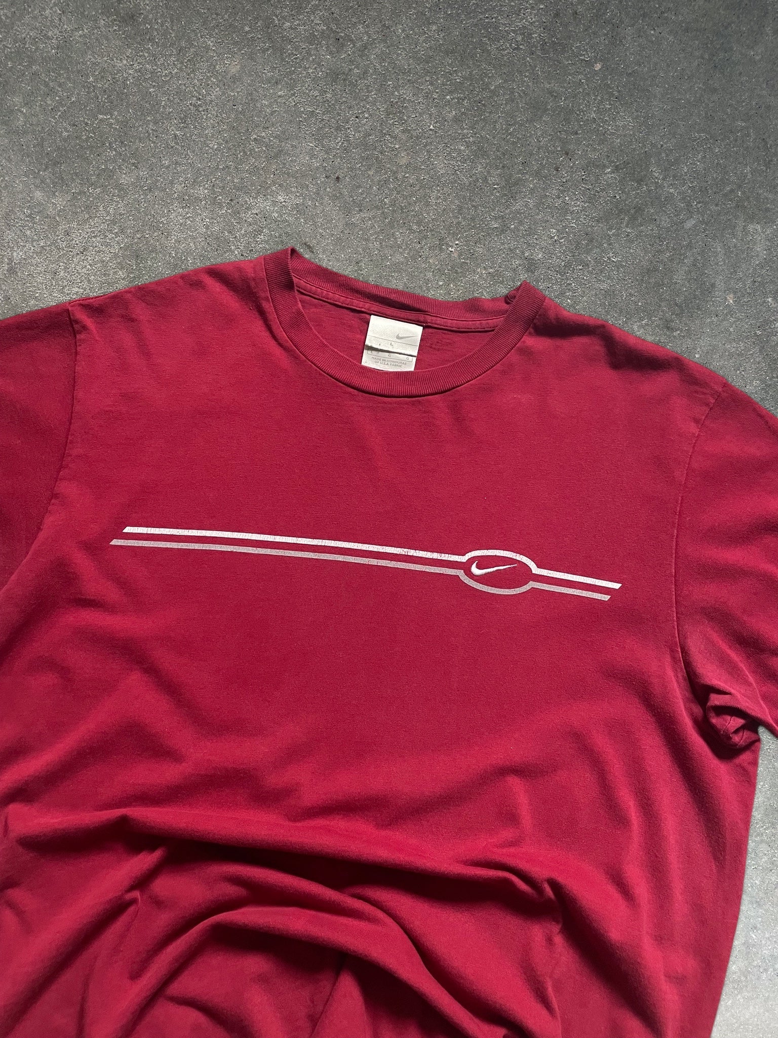 2000's Nike Tee Burgundy (L)
