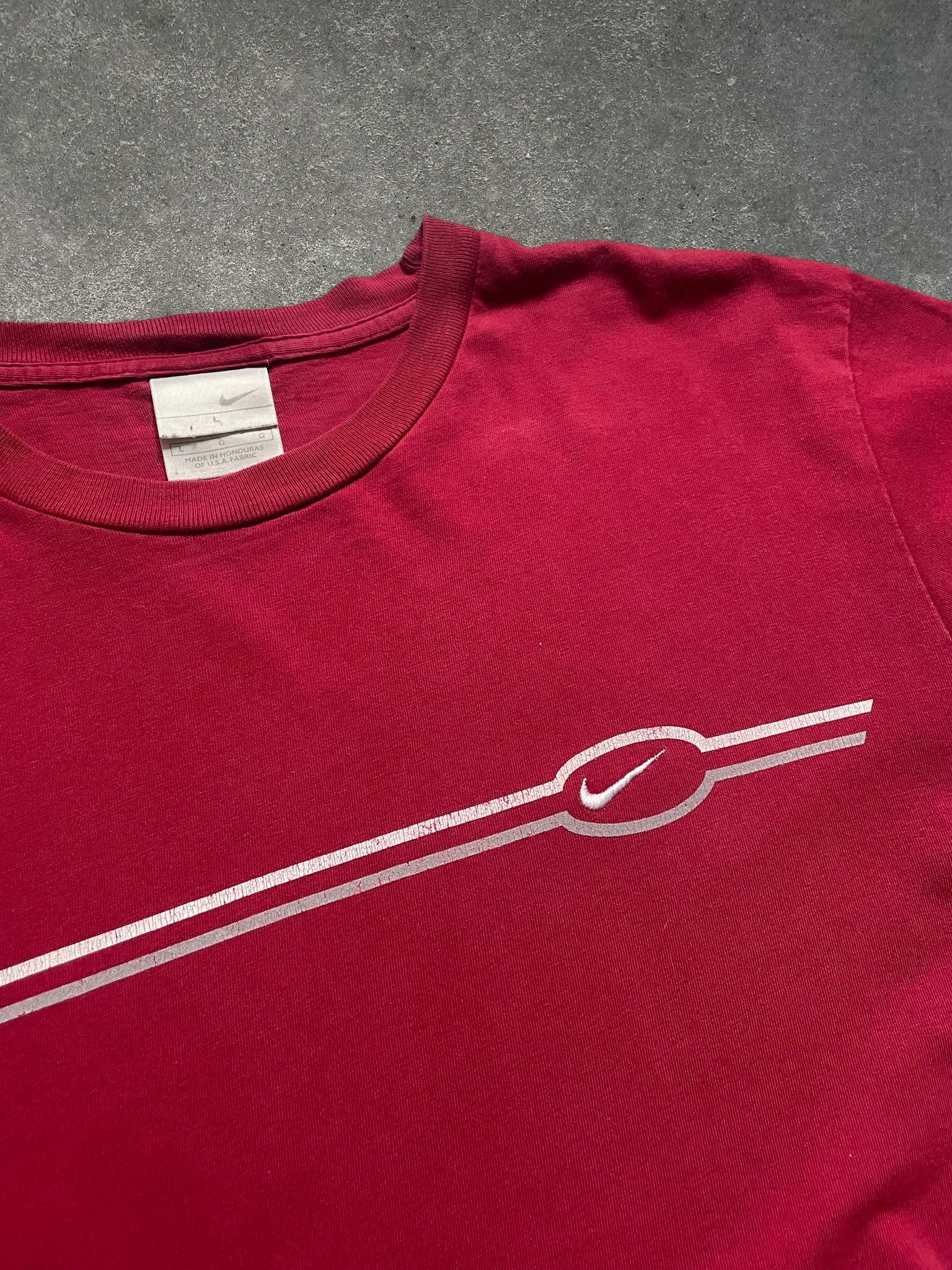 2000's Nike Tee Burgundy (L)