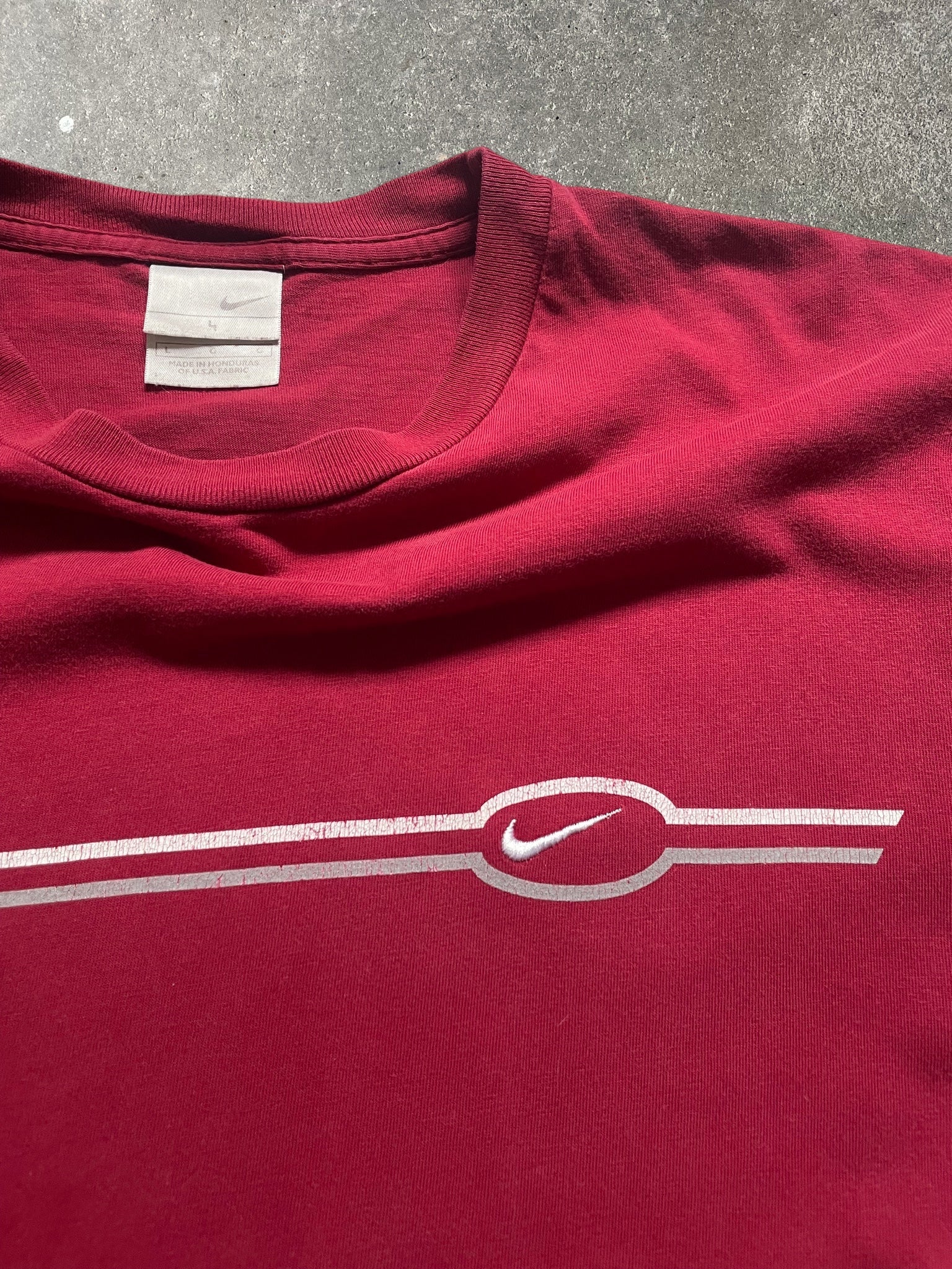 2000's Nike Tee Burgundy (L)
