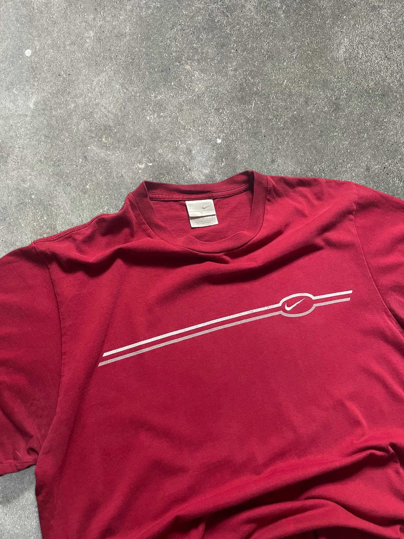 2000's Nike Tee Burgundy (L)