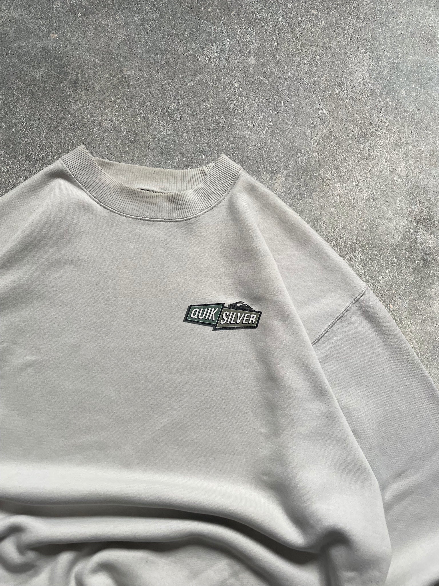 2000's Quiksilver Sweatshirt Stone White (XL)