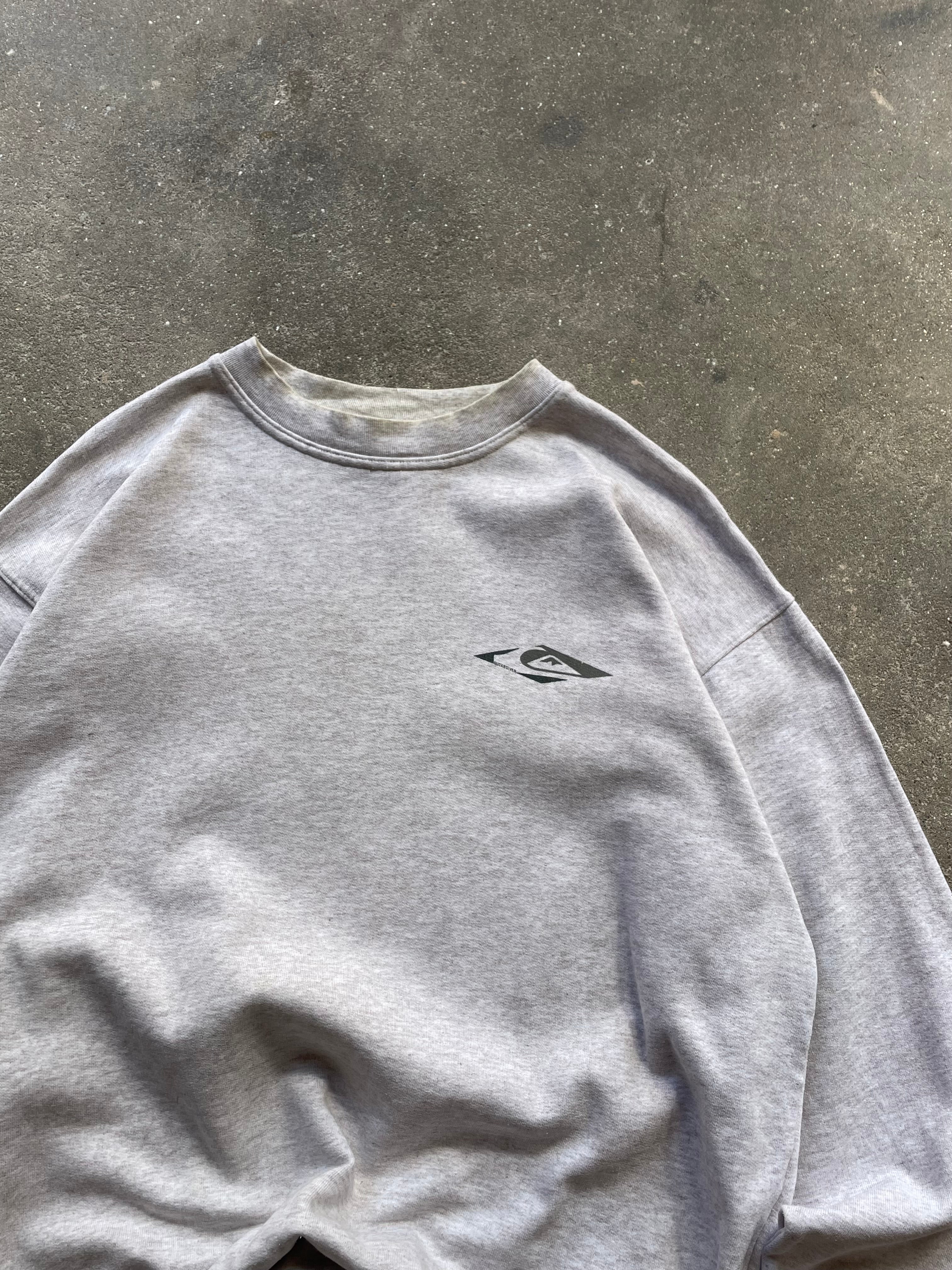 2000's Quiksilver Sweatshirt Grey (L)