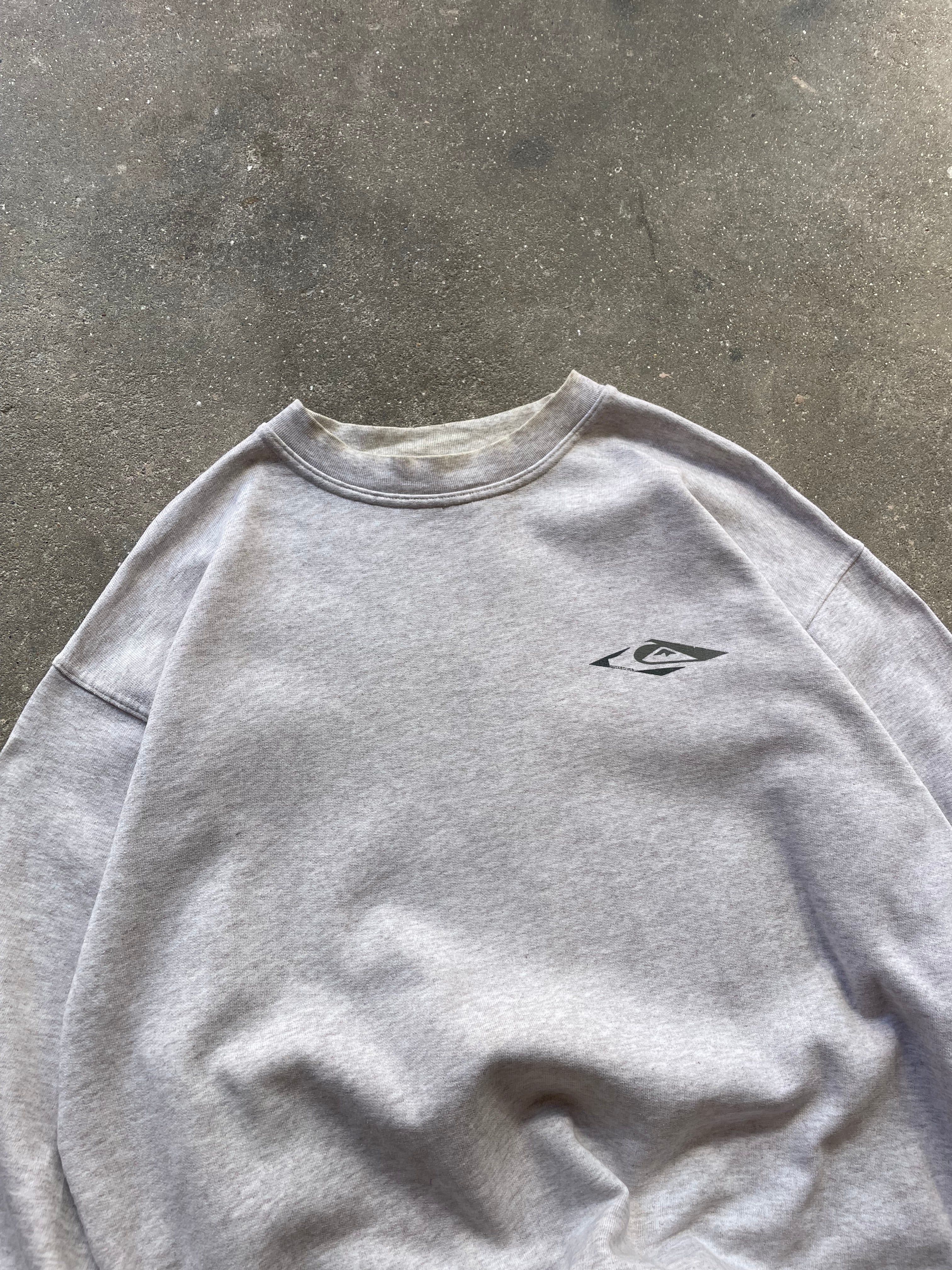 2000's Quiksilver Sweatshirt Grey (L)