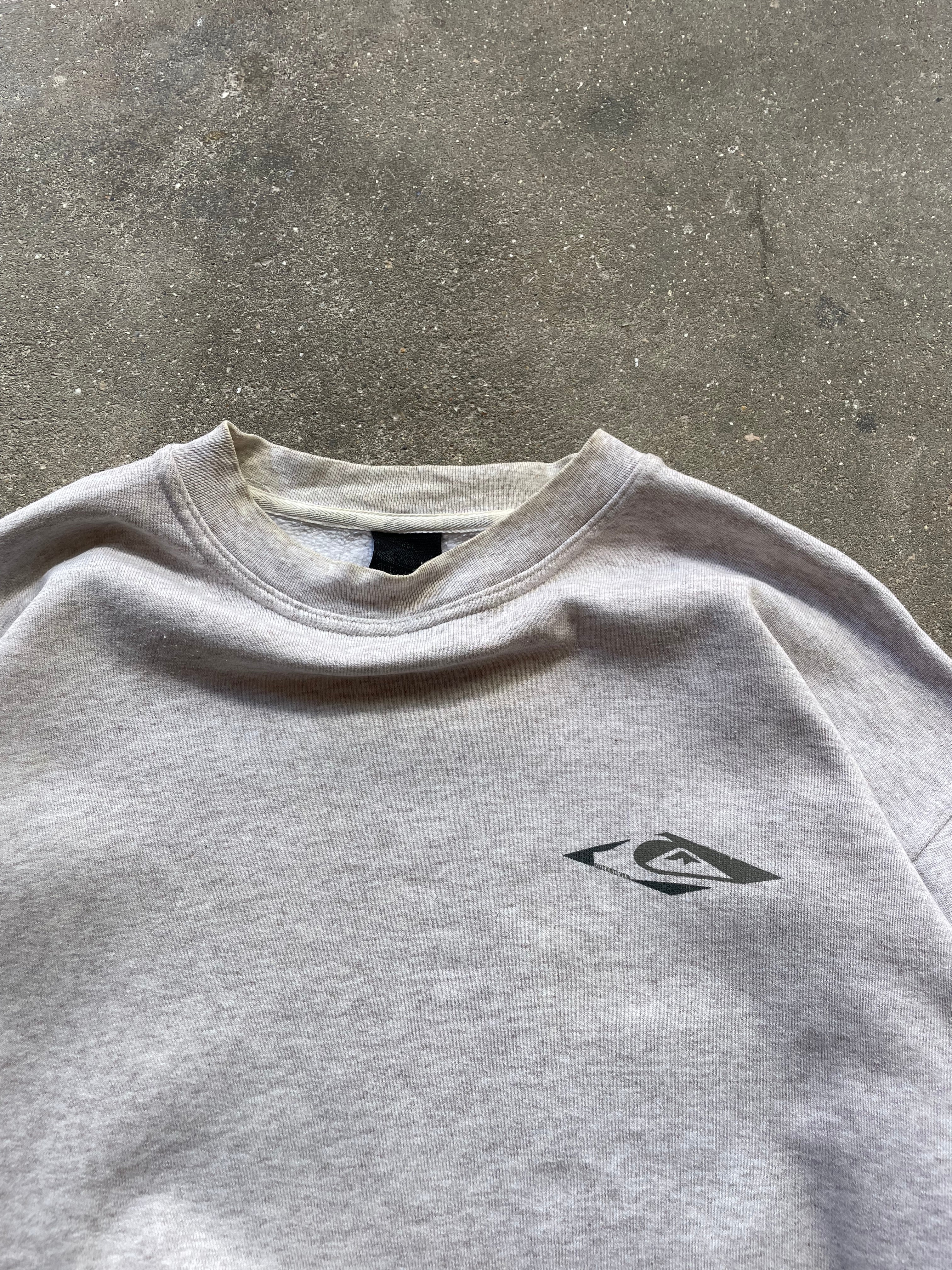 2000's Quiksilver Sweatshirt Grey (L)