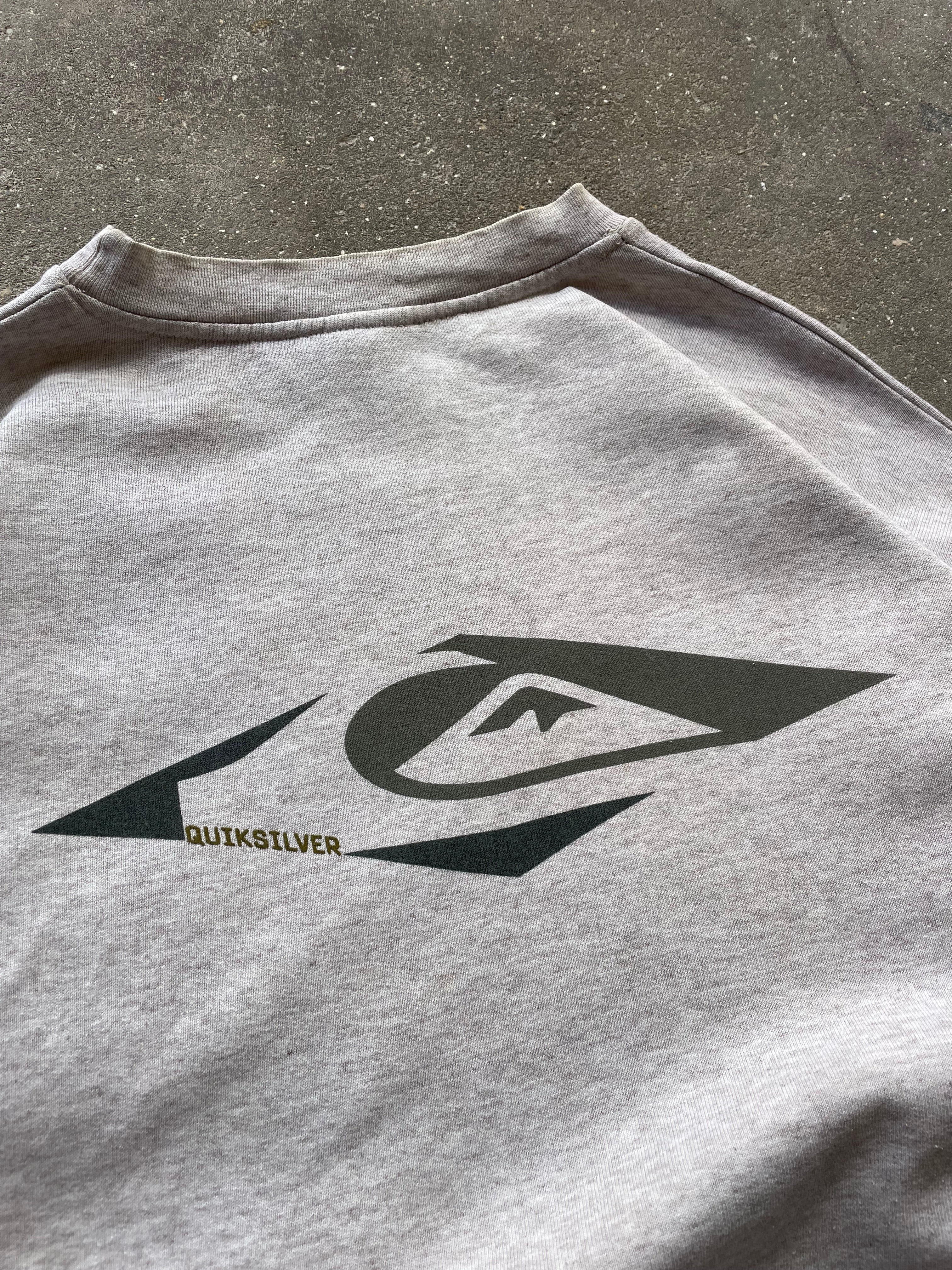 2000's Quiksilver Sweatshirt Grey (L)