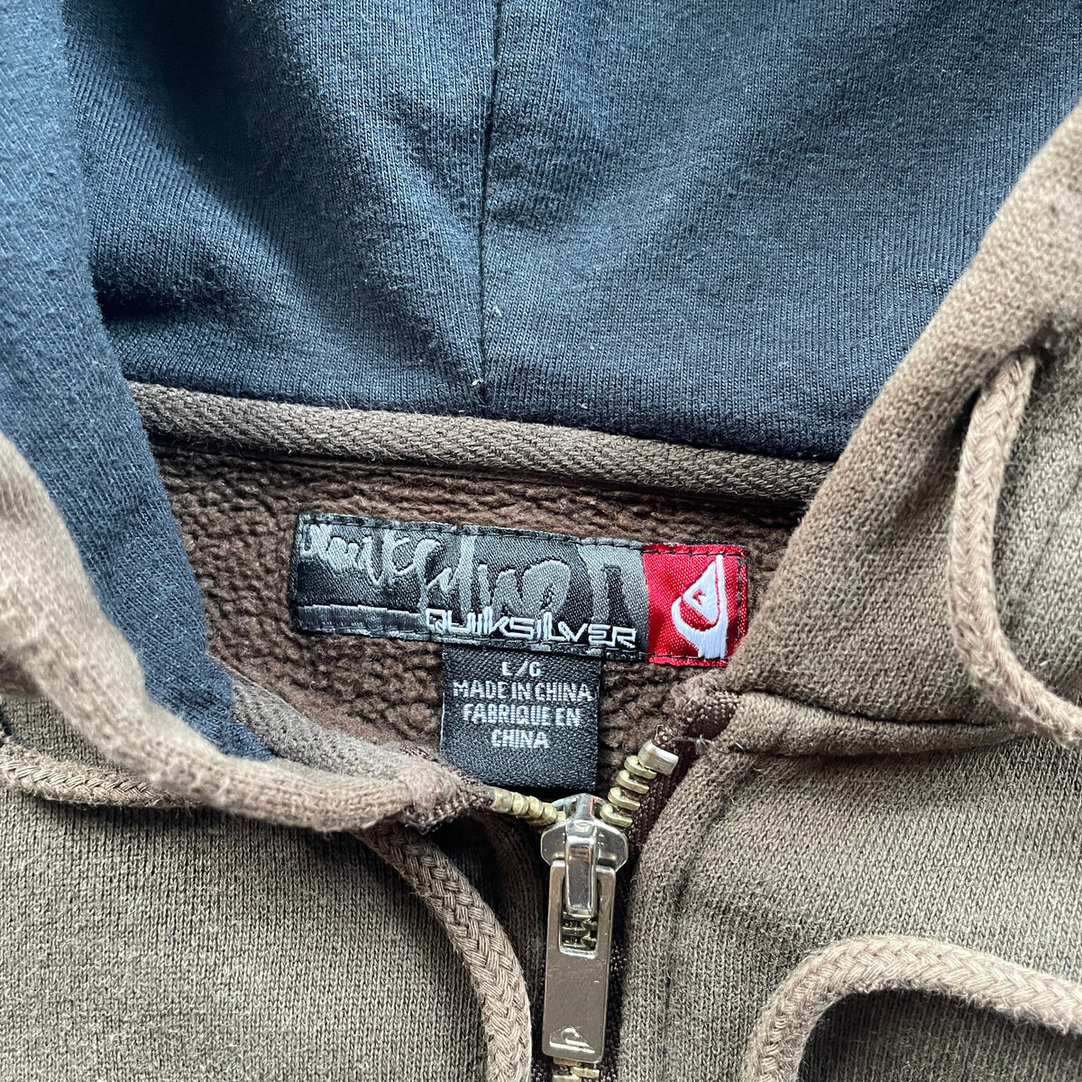 2000’s Quiksilver Full-Zip Hoodie (L)