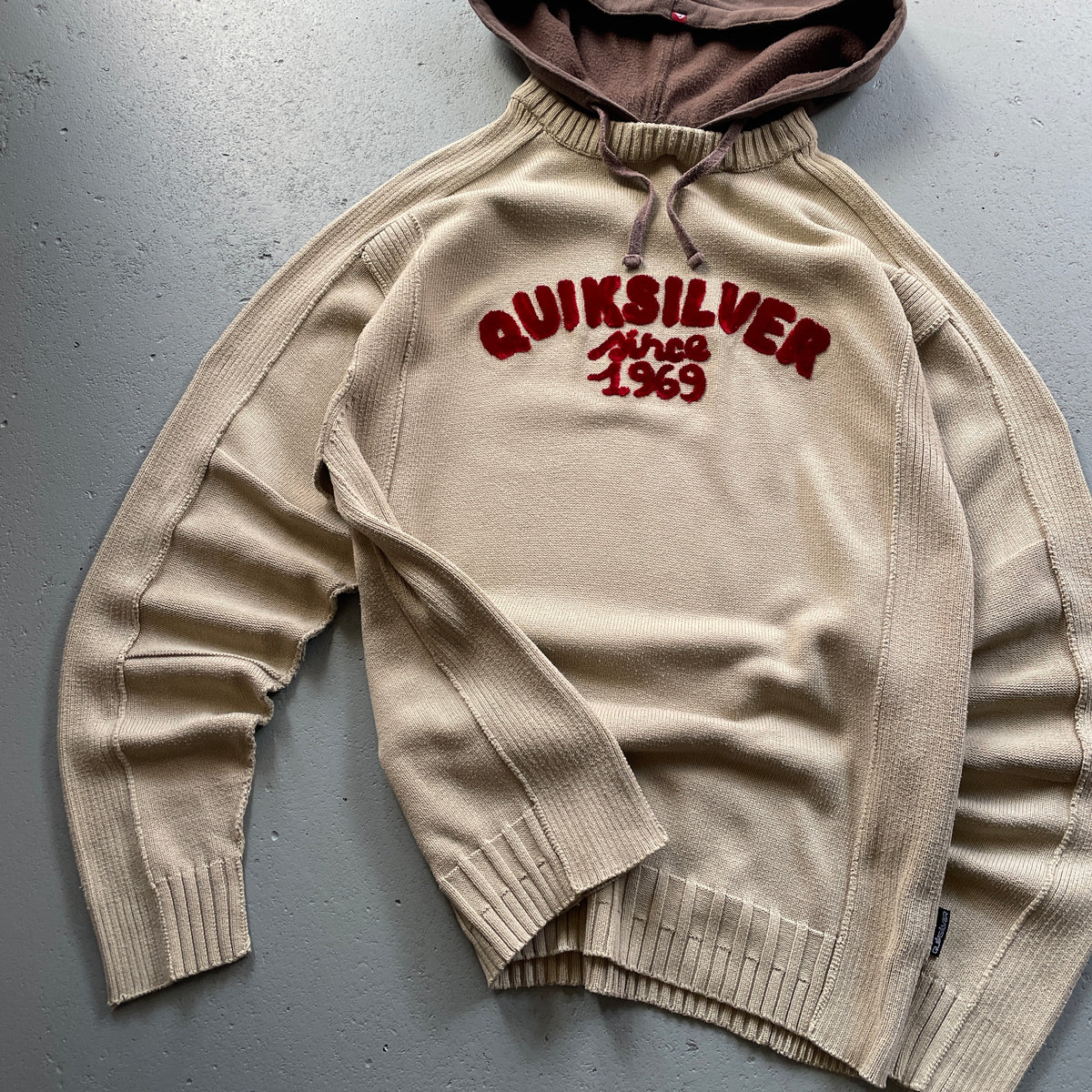 2000’s Quiksilver Knit Hoodie (XL)