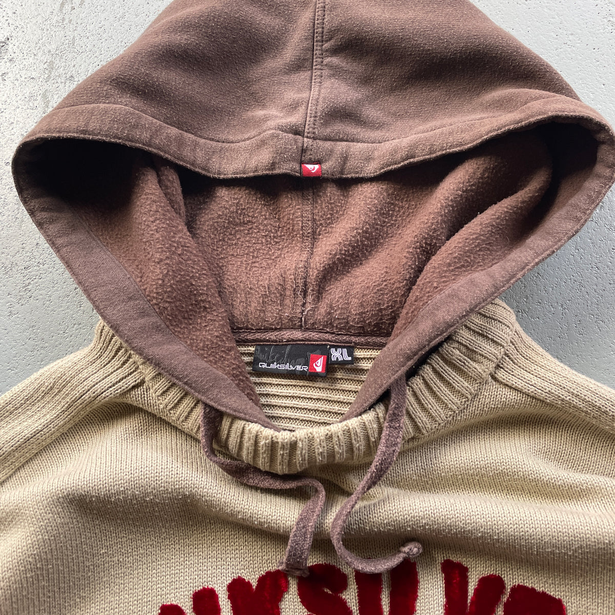 2000’s Quiksilver Knit Hoodie (XL)