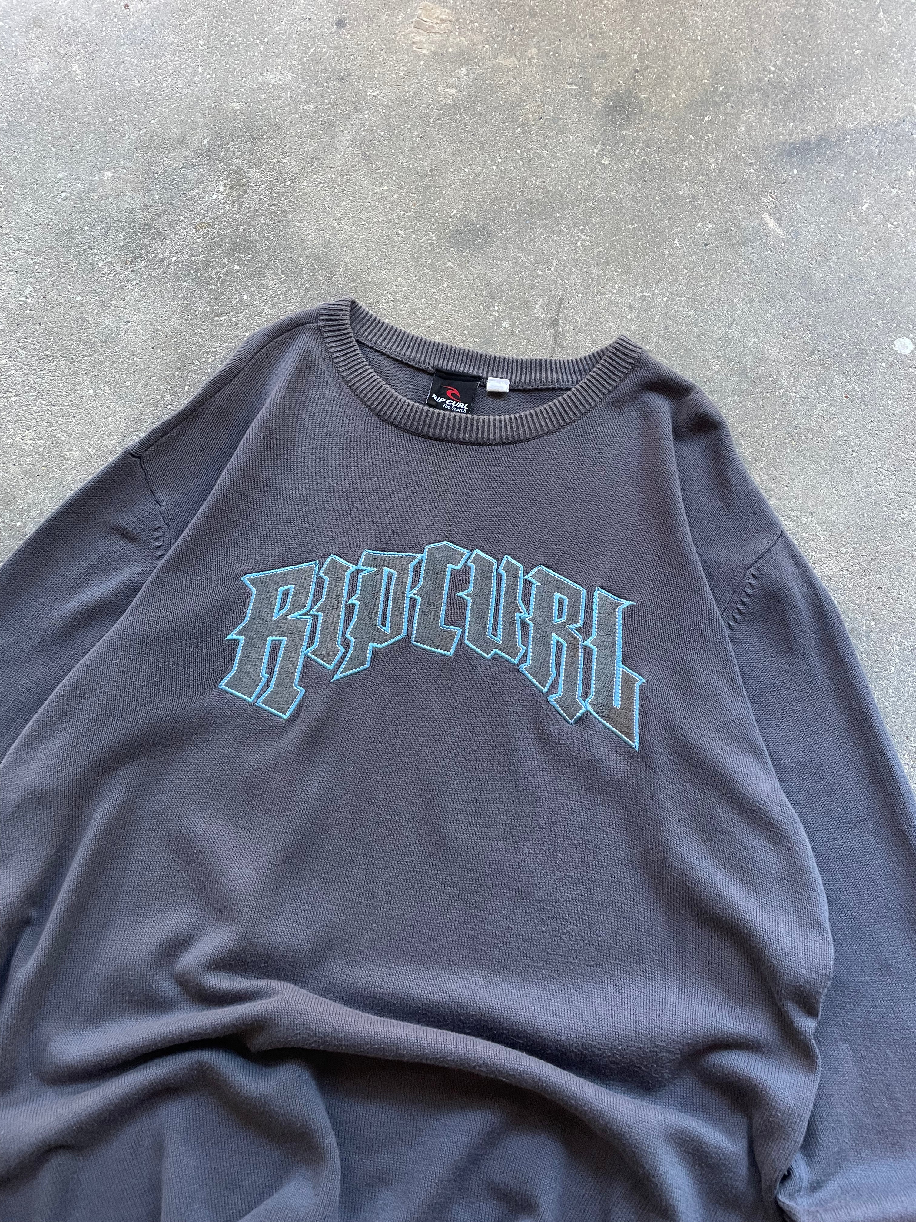 2000's Rip Curl Sweatshirt Grey (XL)