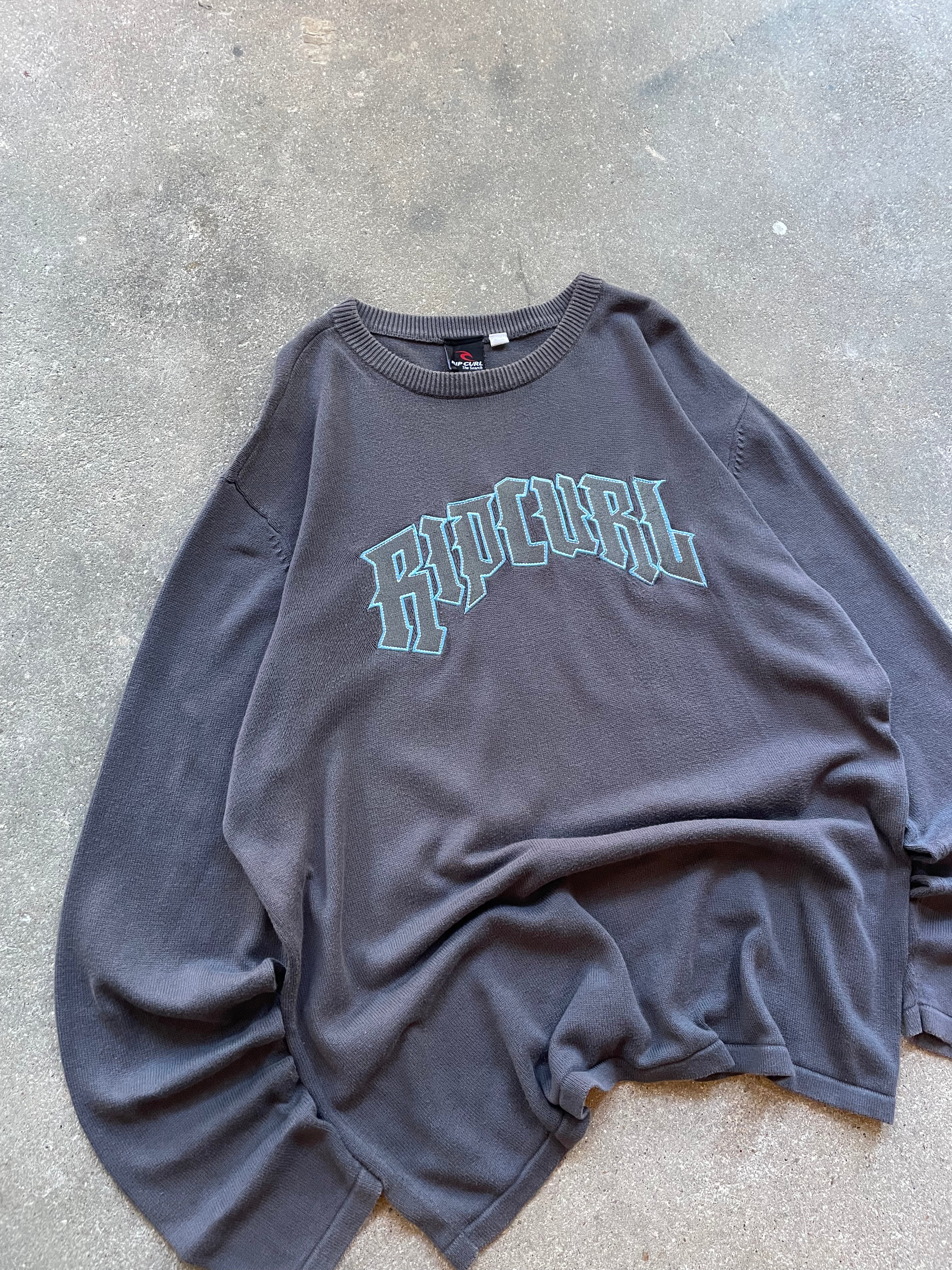2000's Rip Curl Sweatshirt Grey (XL)