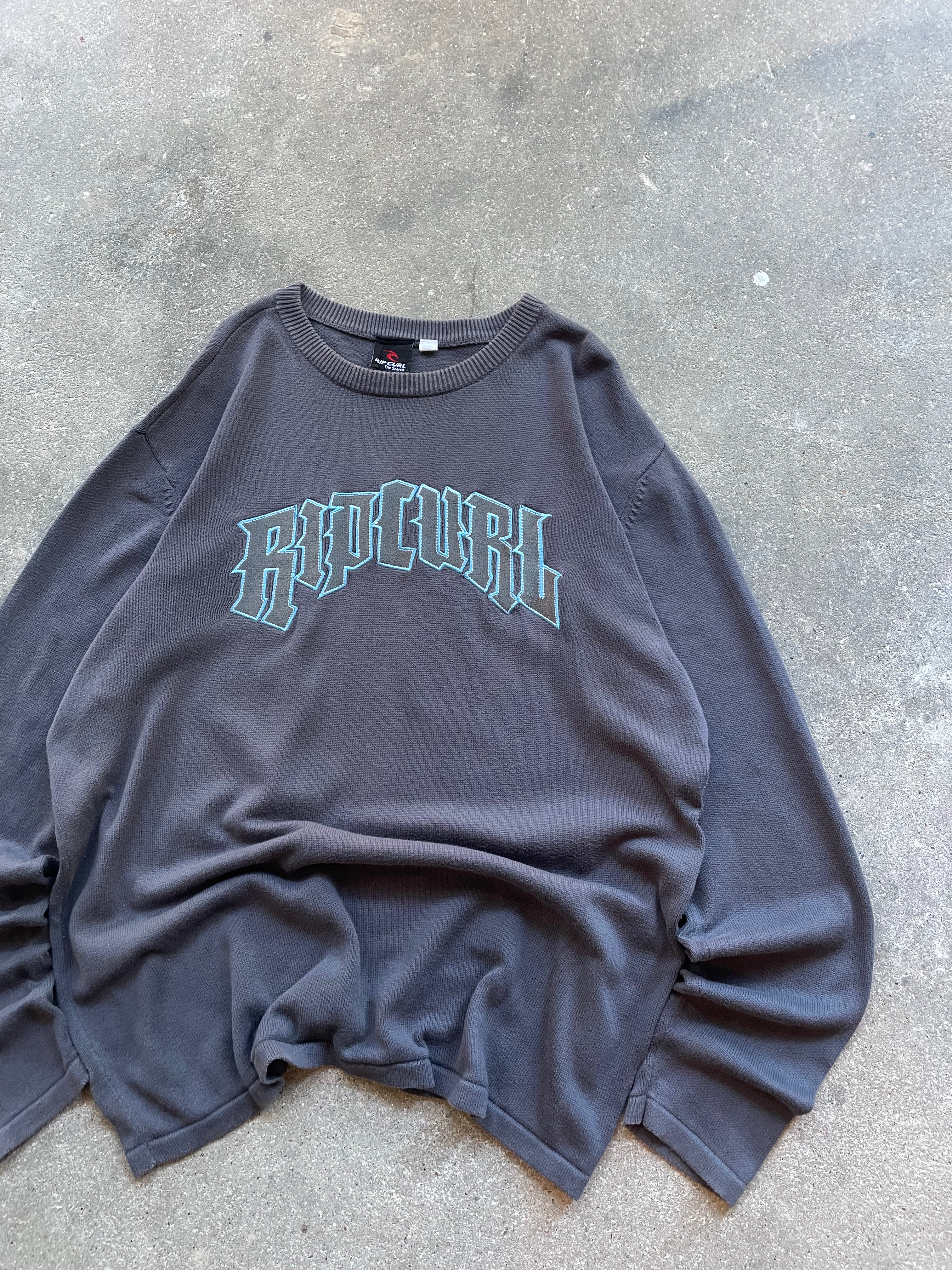 2000's Rip Curl Sweatshirt Grey (XL)
