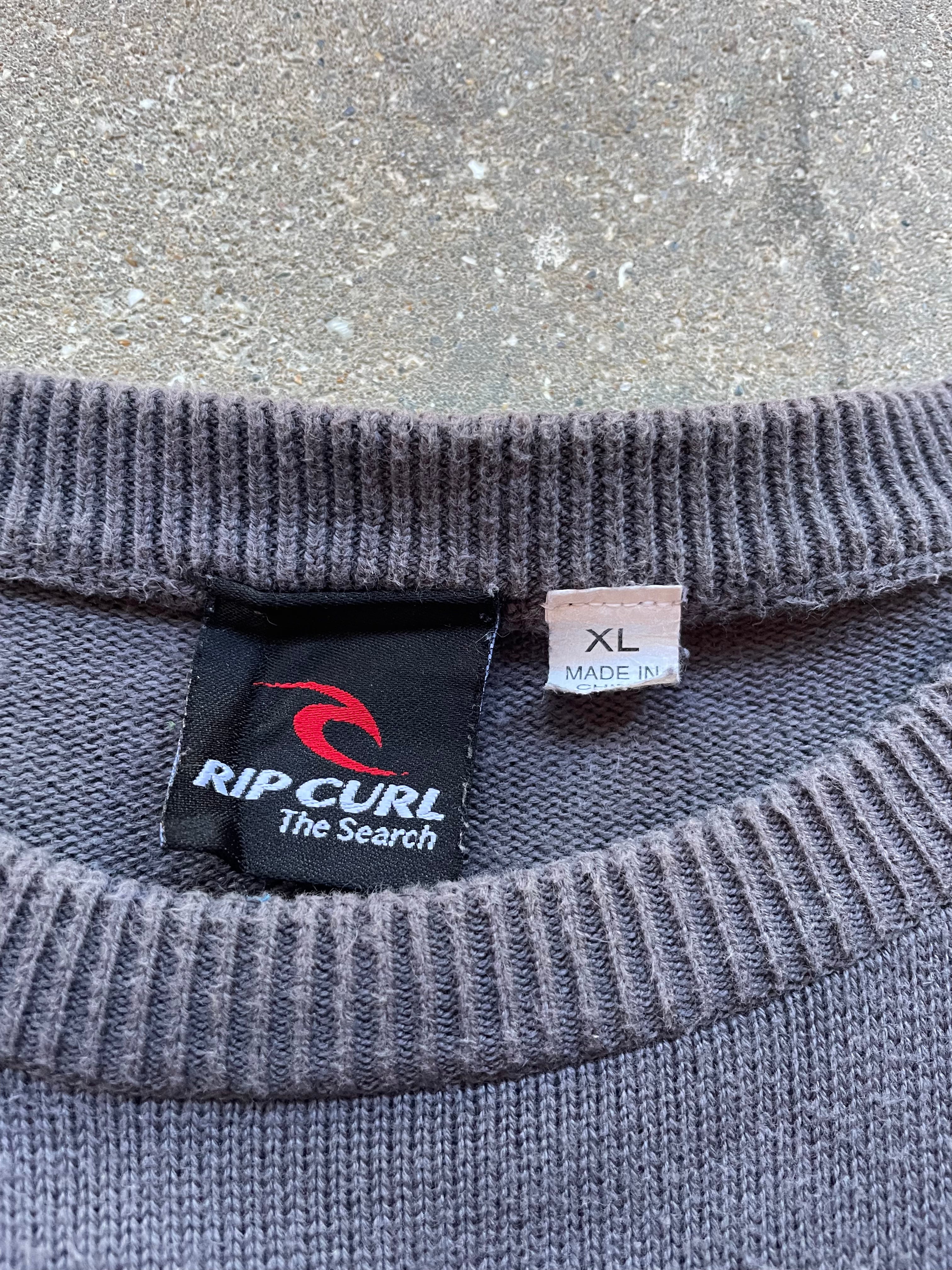 2000's Rip Curl Sweatshirt Grey (XL)