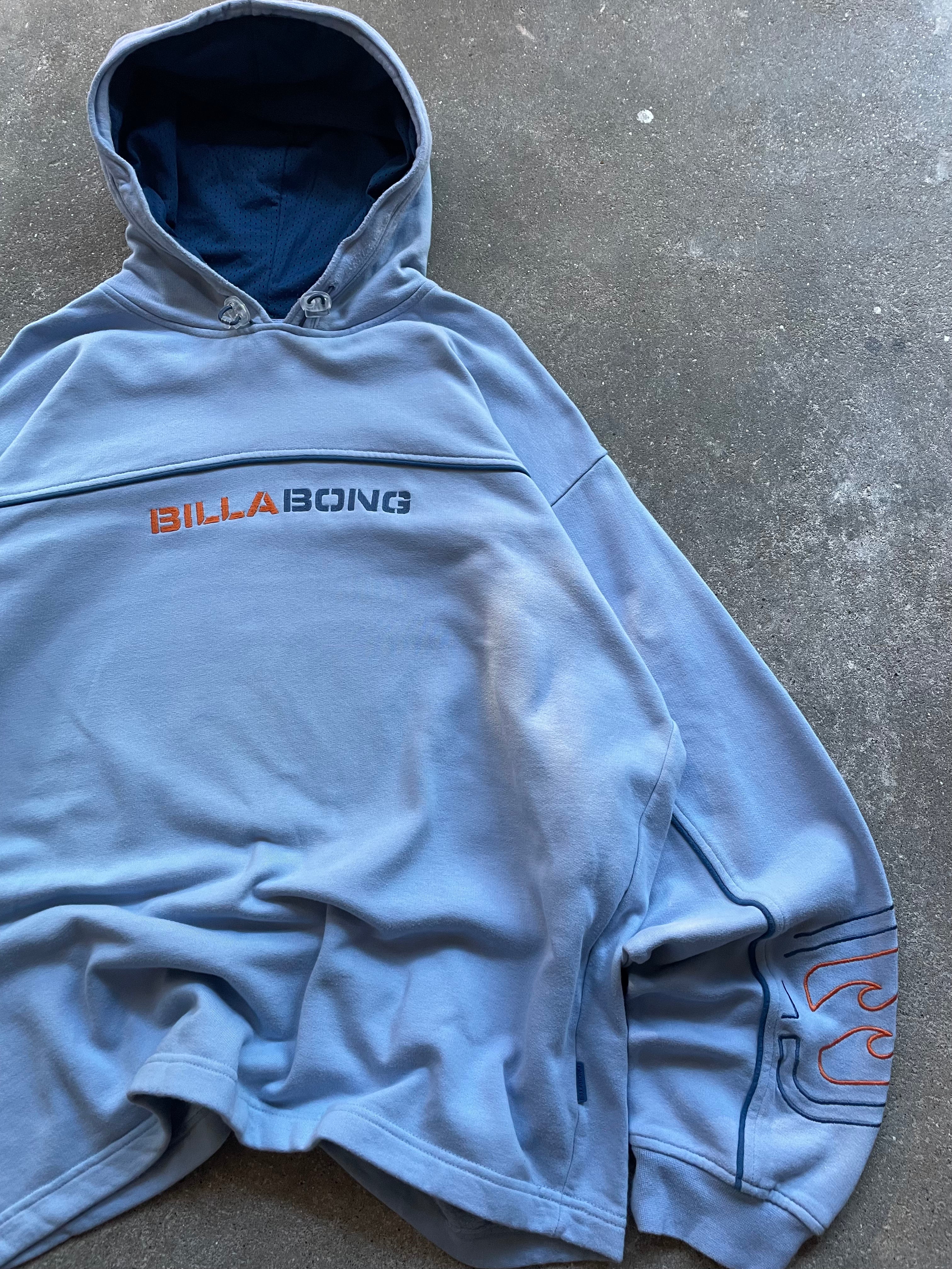 2000's Billabong Hoodie Light Blue (XL)