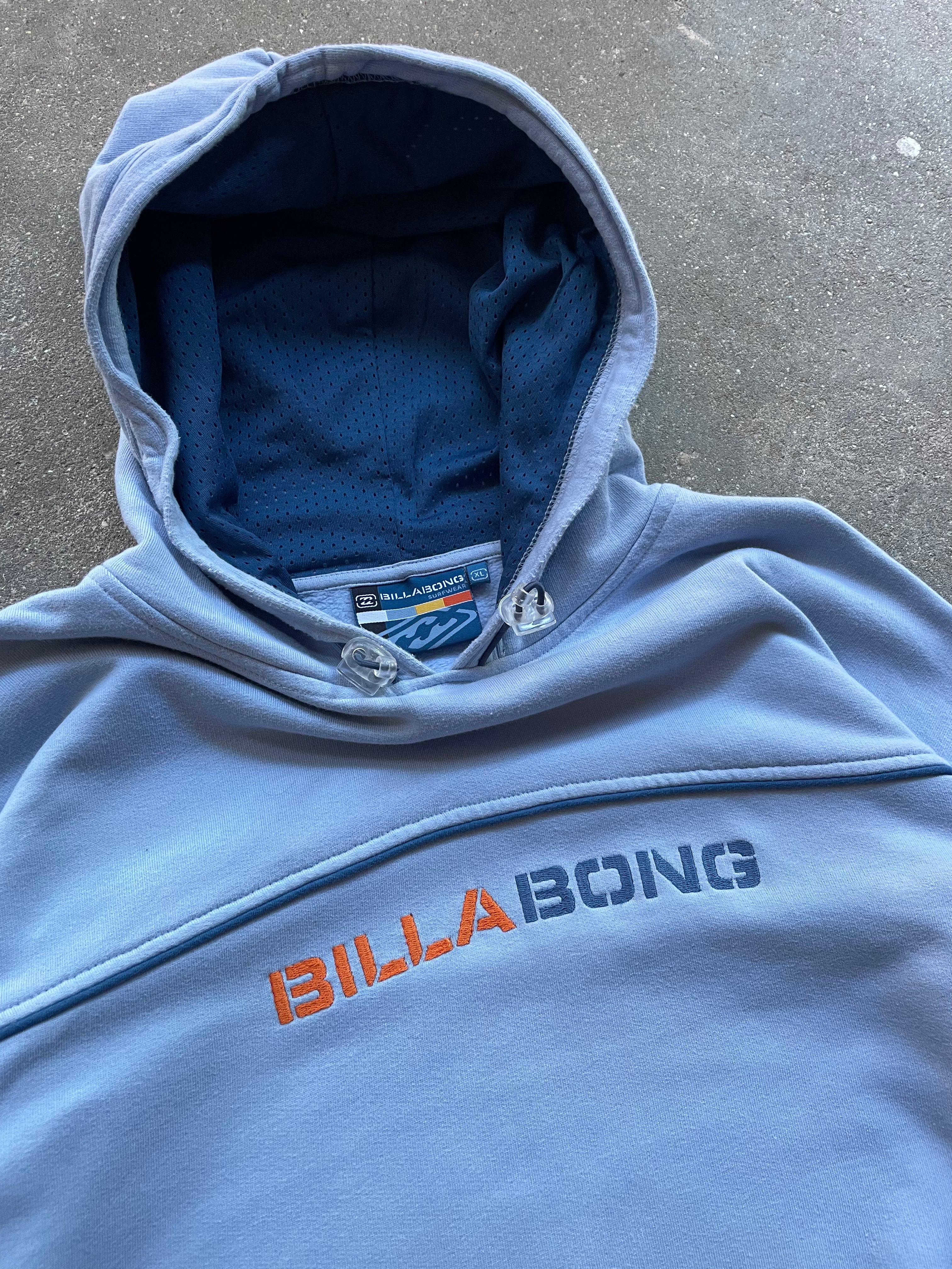 2000's Billabong Hoodie Light Blue (XL)