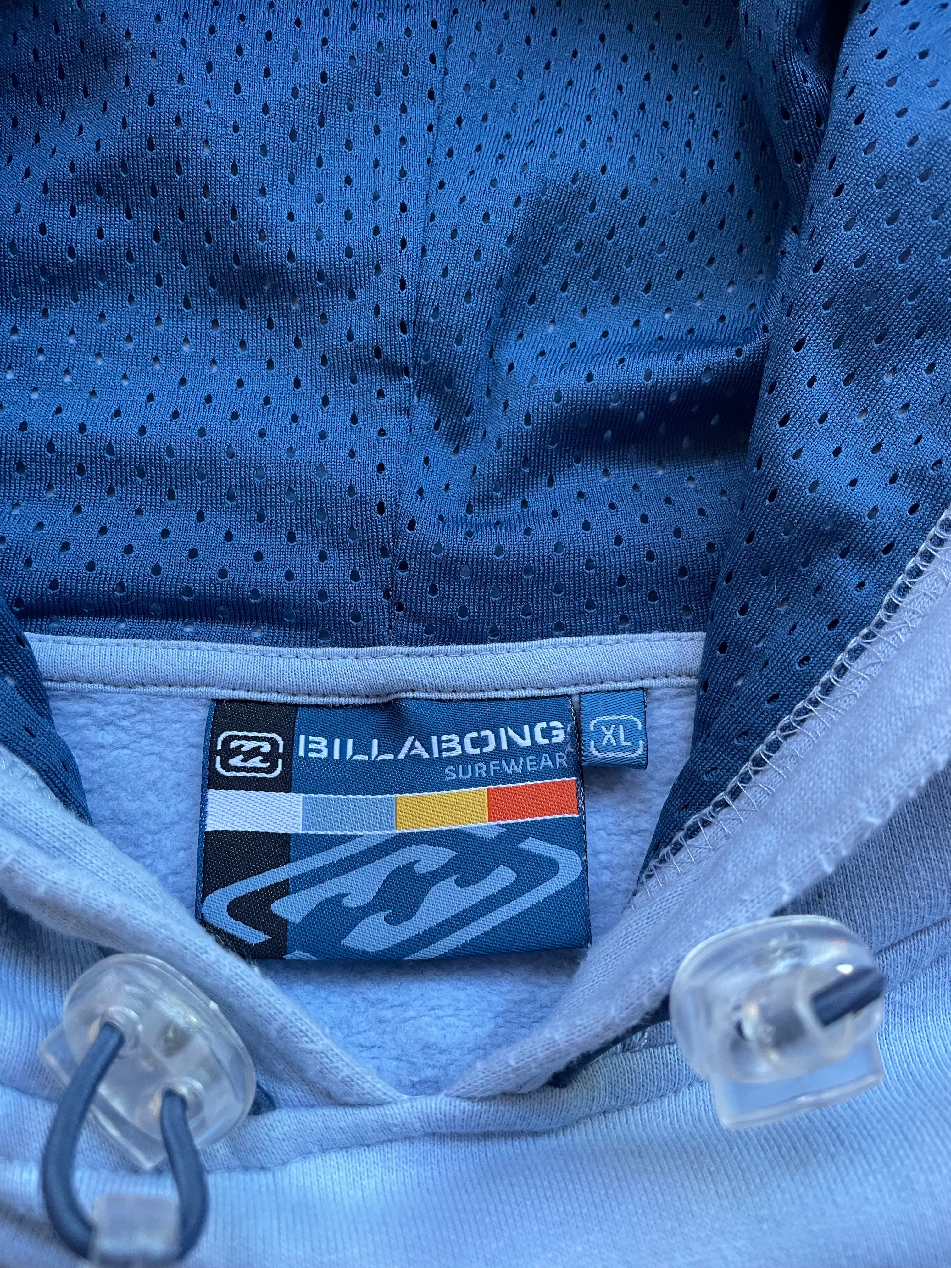 2000's Billabong Hoodie Light Blue (XL)
