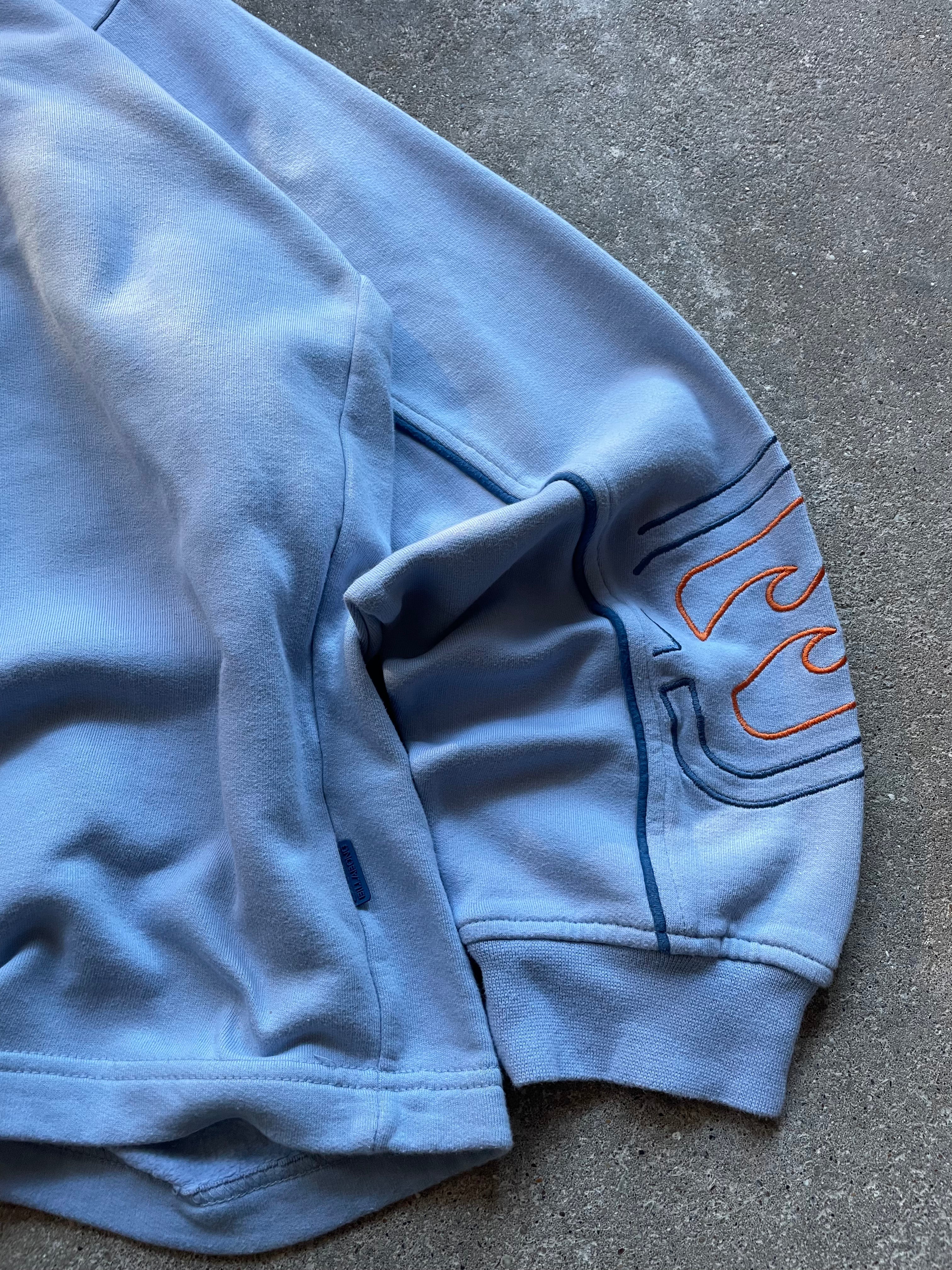 2000's Billabong Hoodie Light Blue (XL)