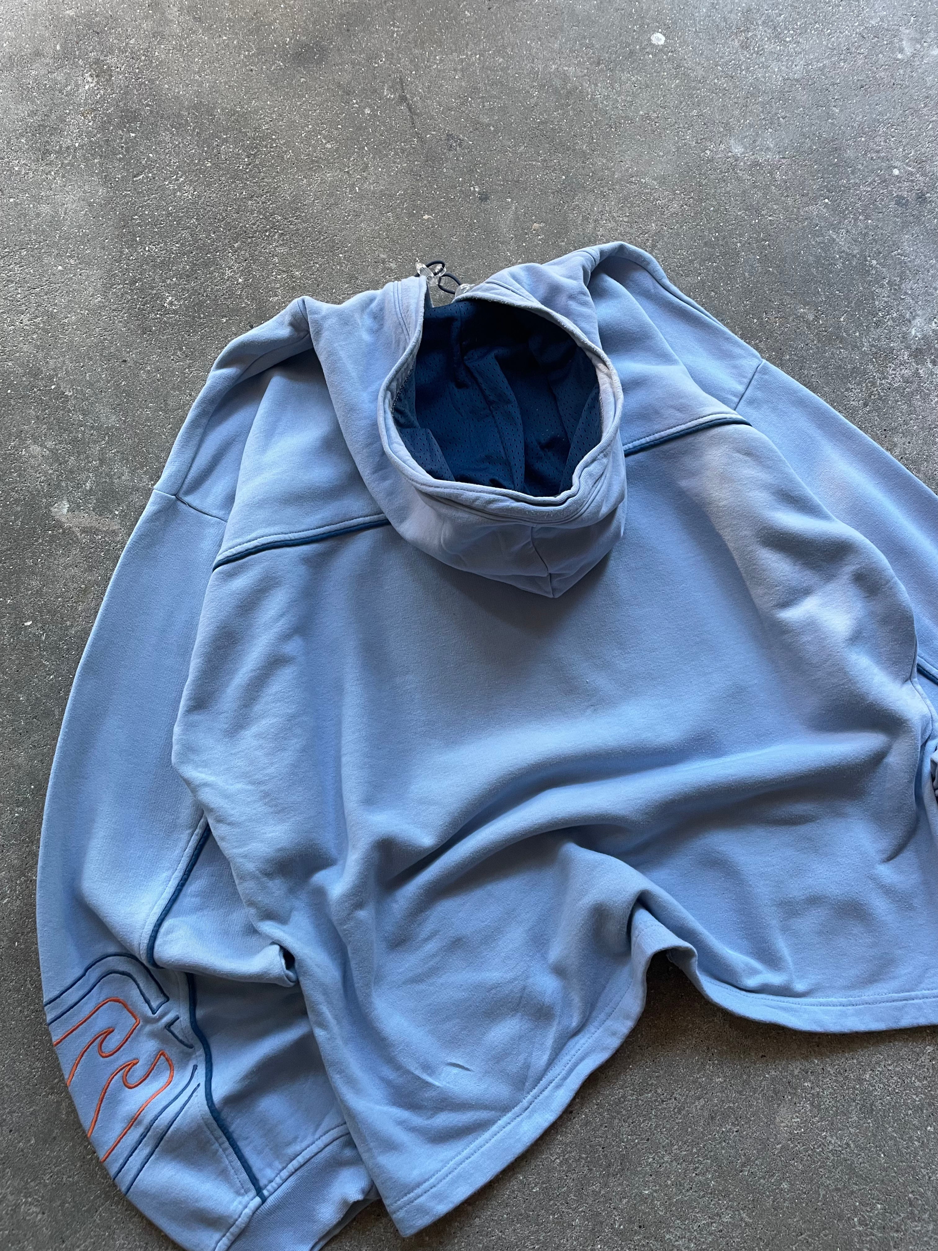 2000's Billabong Hoodie Light Blue (XL)