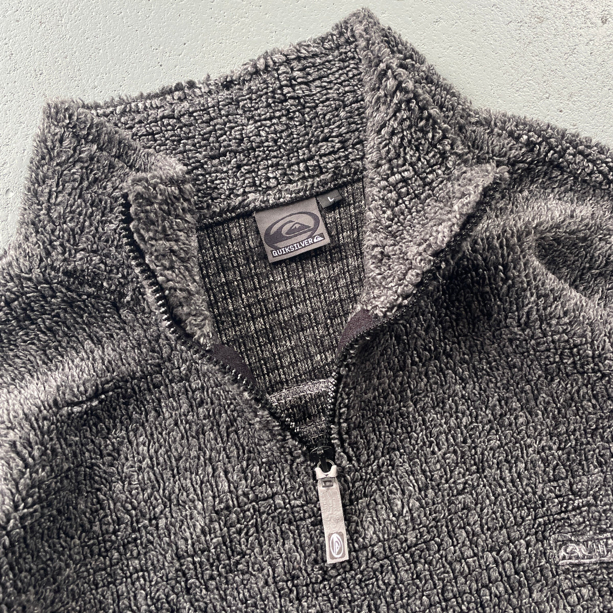 2000’s Quiksilver 1/4 Zip Sherpa Fleece (L)