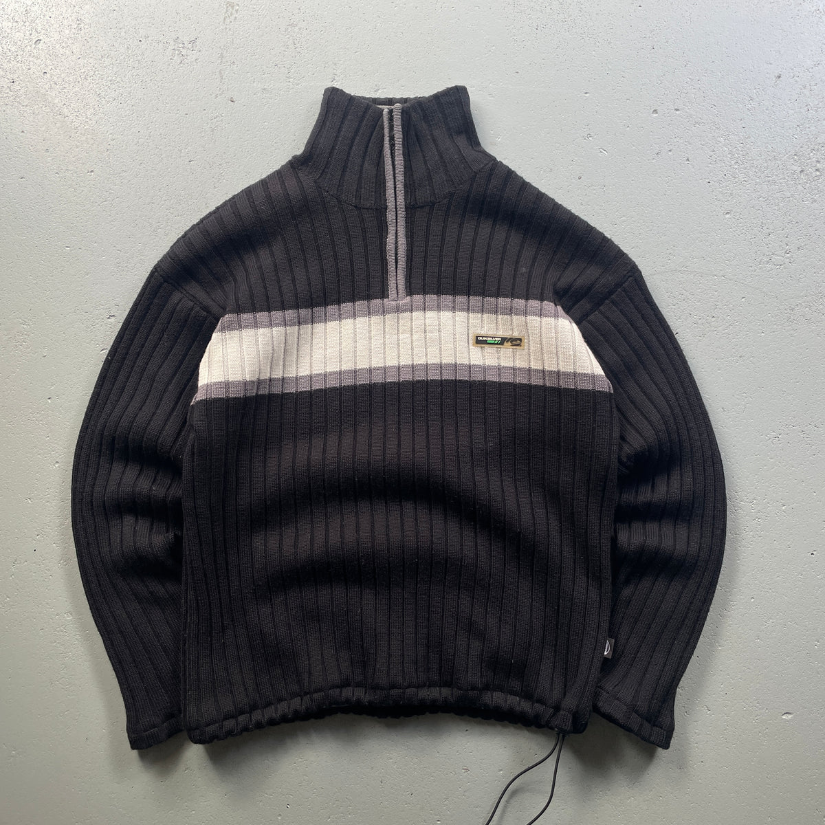 2000’s Quiksilver 1/4 Zip Thermal Knit Jumper (L/XL)