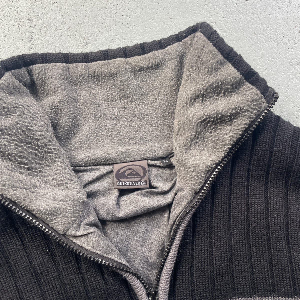 2000’s Quiksilver 1/4 Zip Thermal Knit Jumper (L/XL)