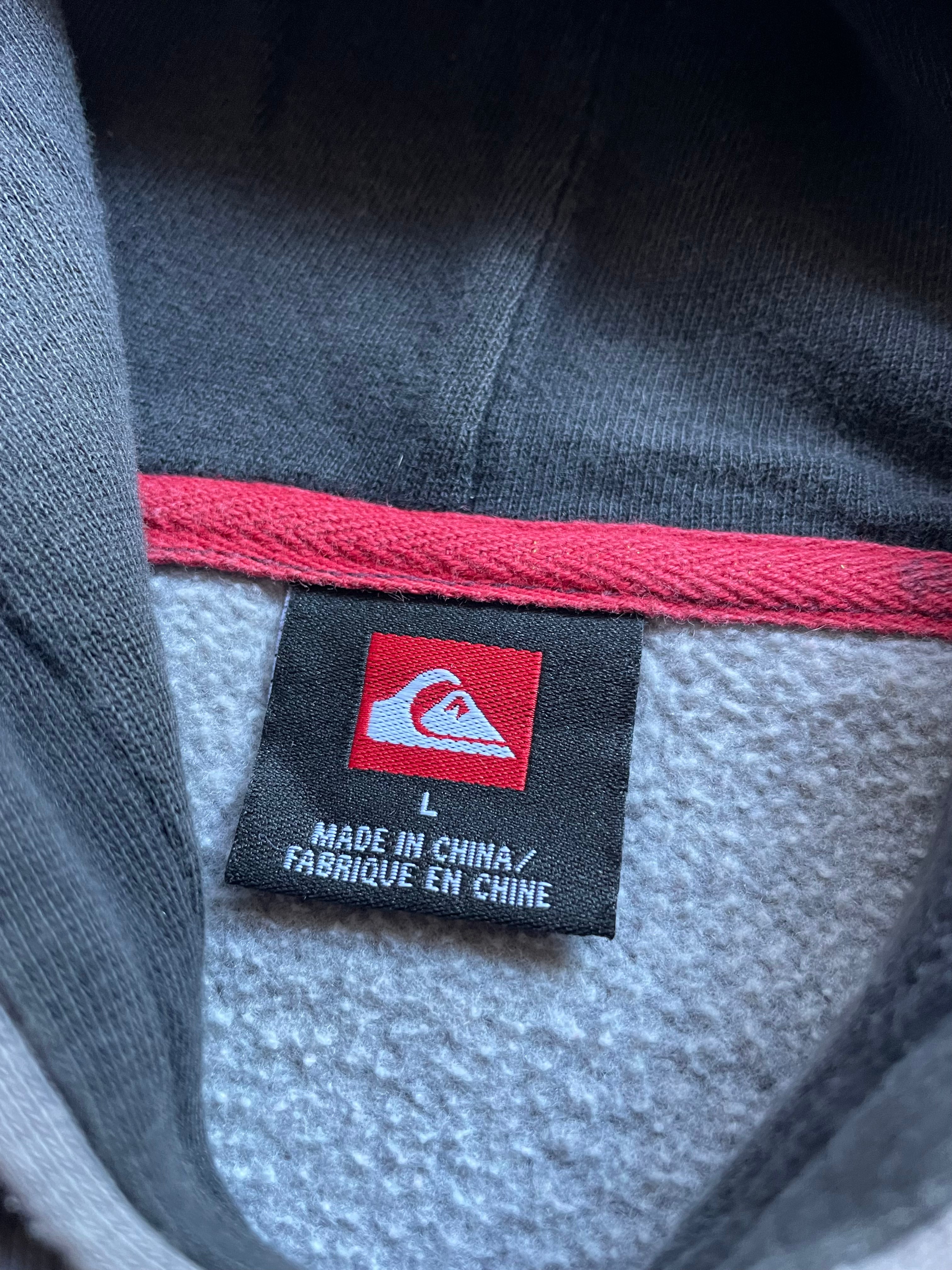 2000's Quiksilver Hoodie Grey (L)