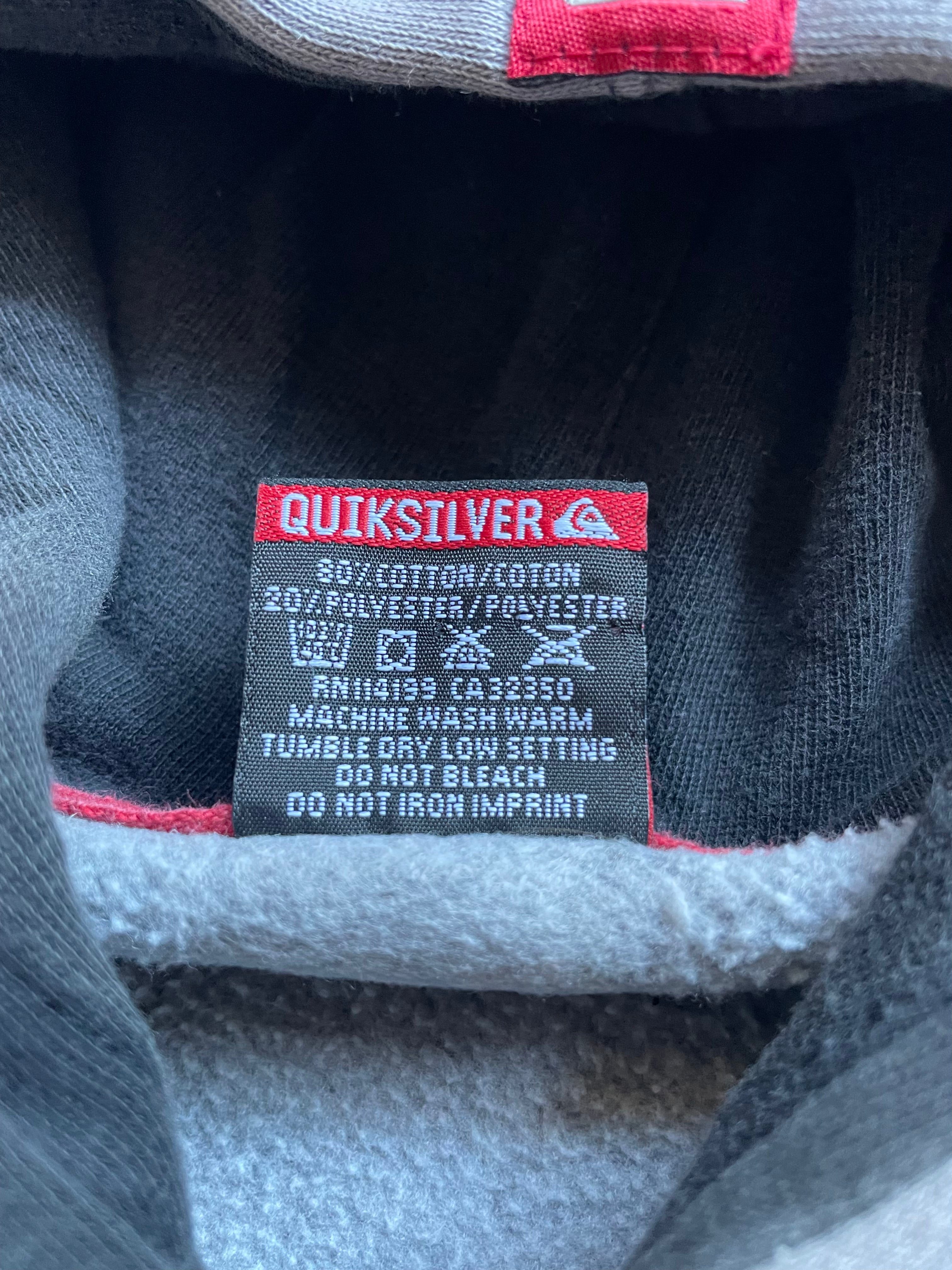 2000's Quiksilver Hoodie Grey (L)