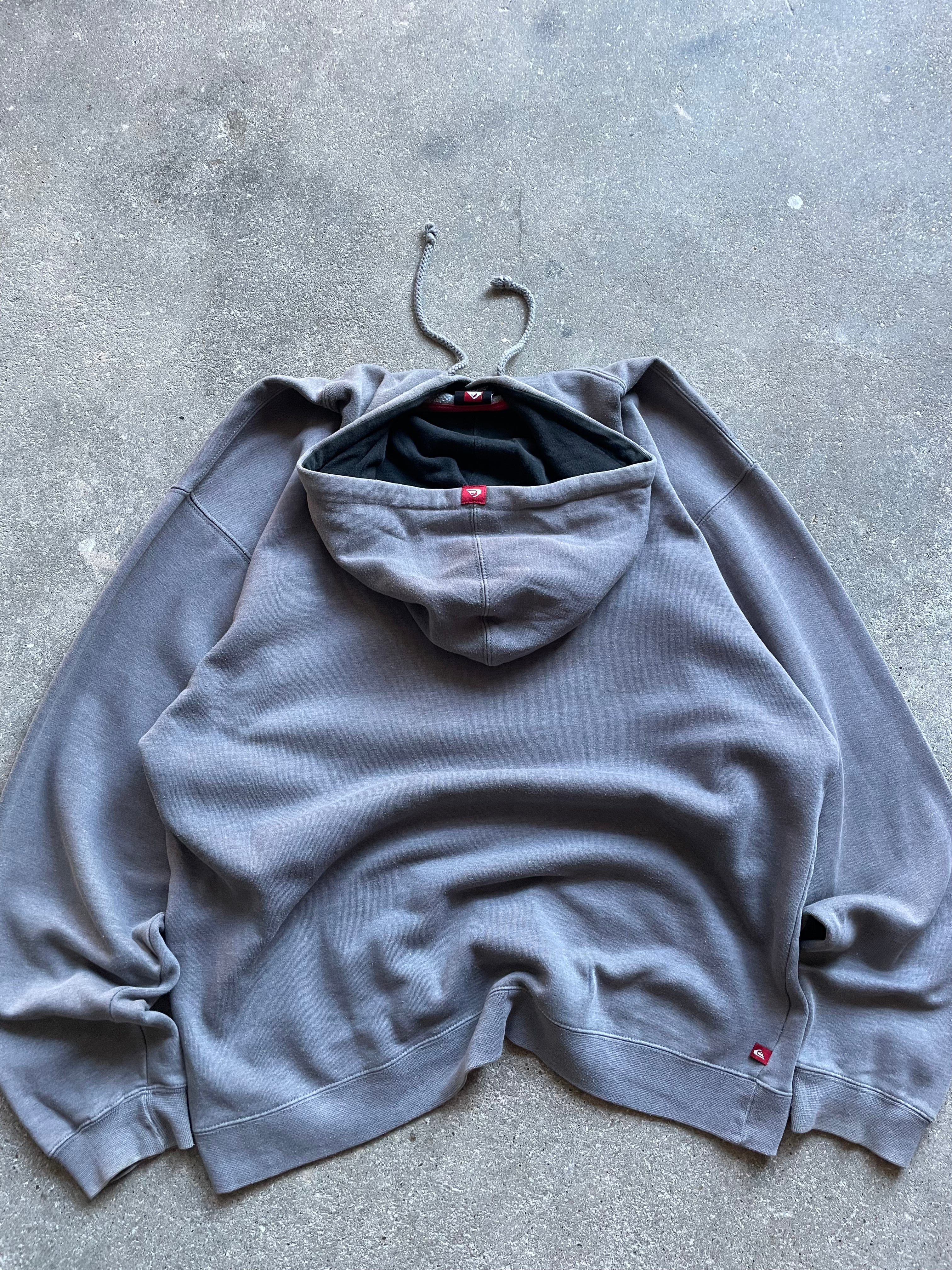 2000's Quiksilver Hoodie Grey (L)