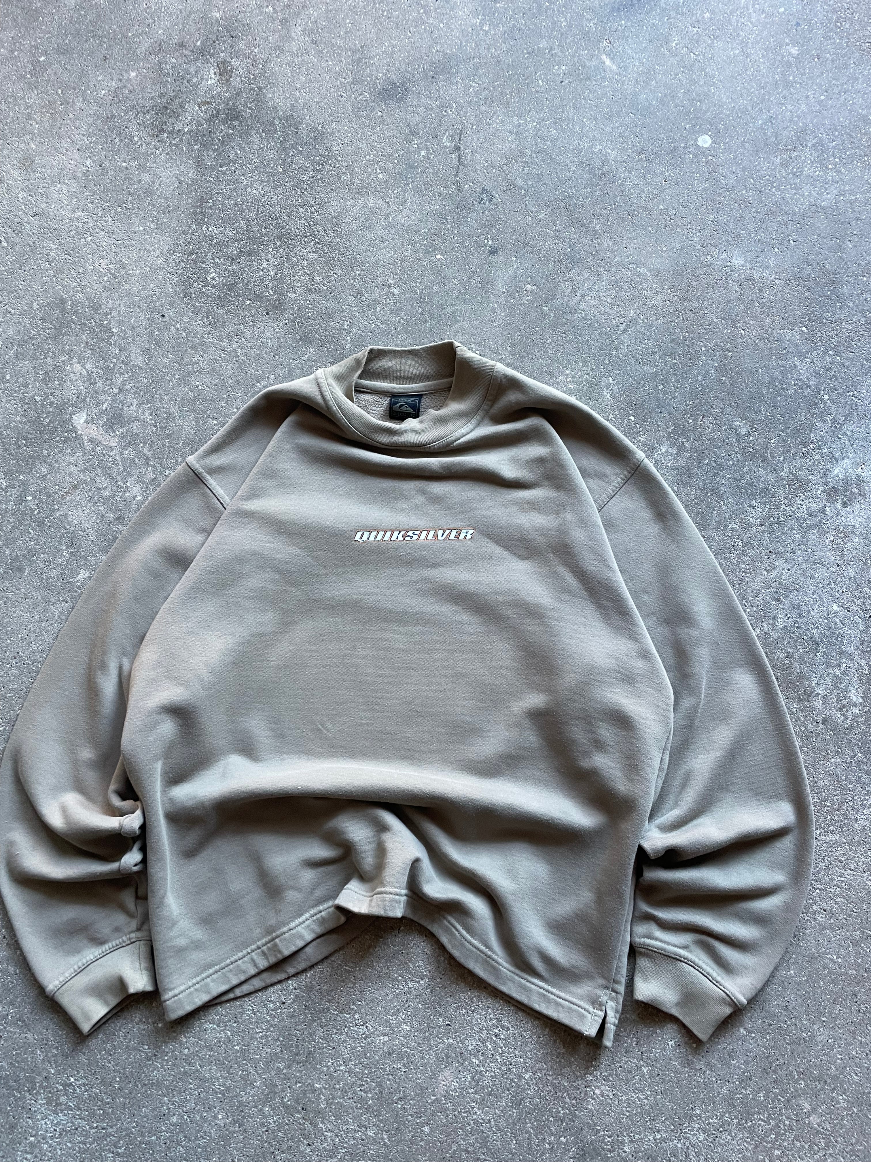 90's Quiksilver Sweatshirt Beige (M)