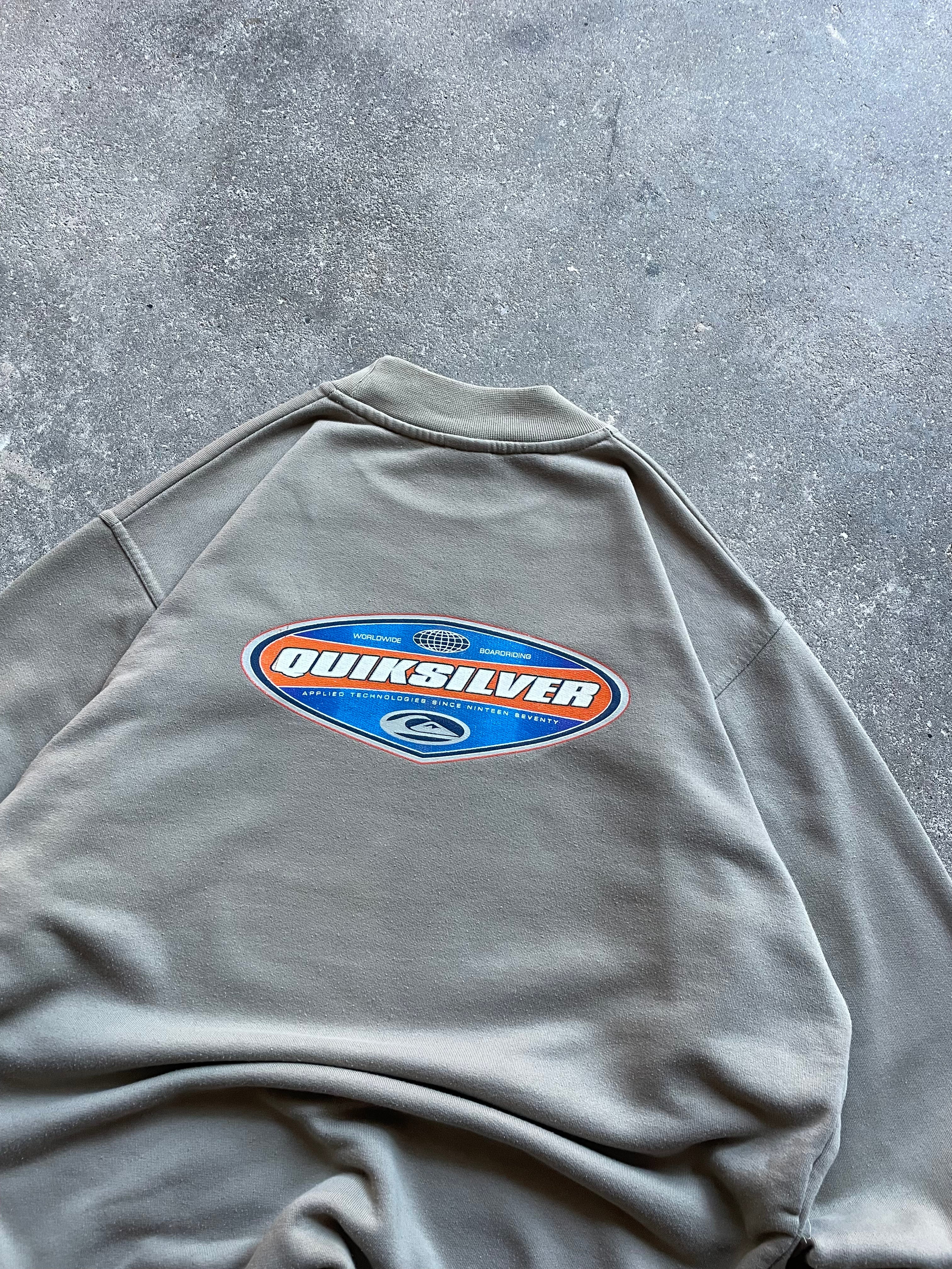 90's Quiksilver Sweatshirt Beige (M)
