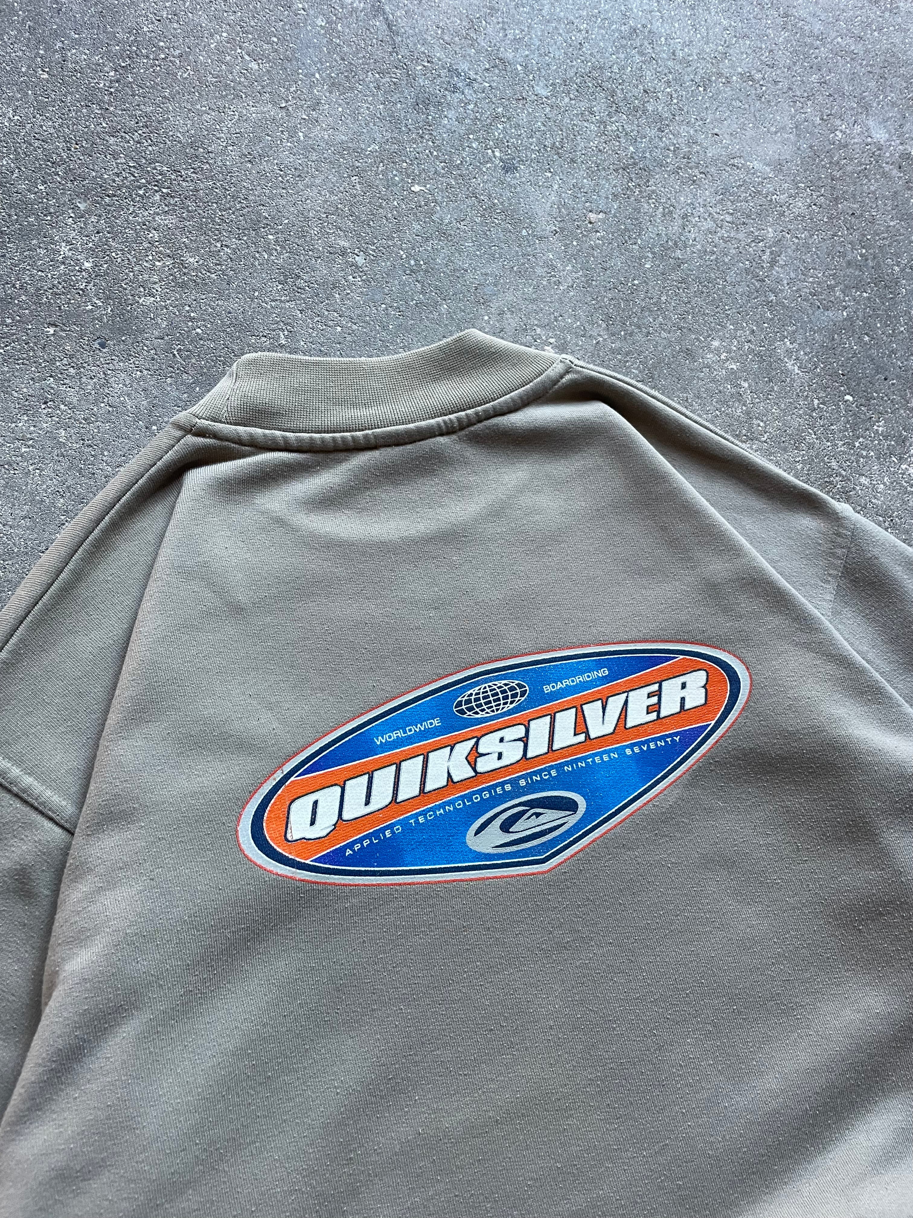 90's Quiksilver Sweatshirt Beige (M)