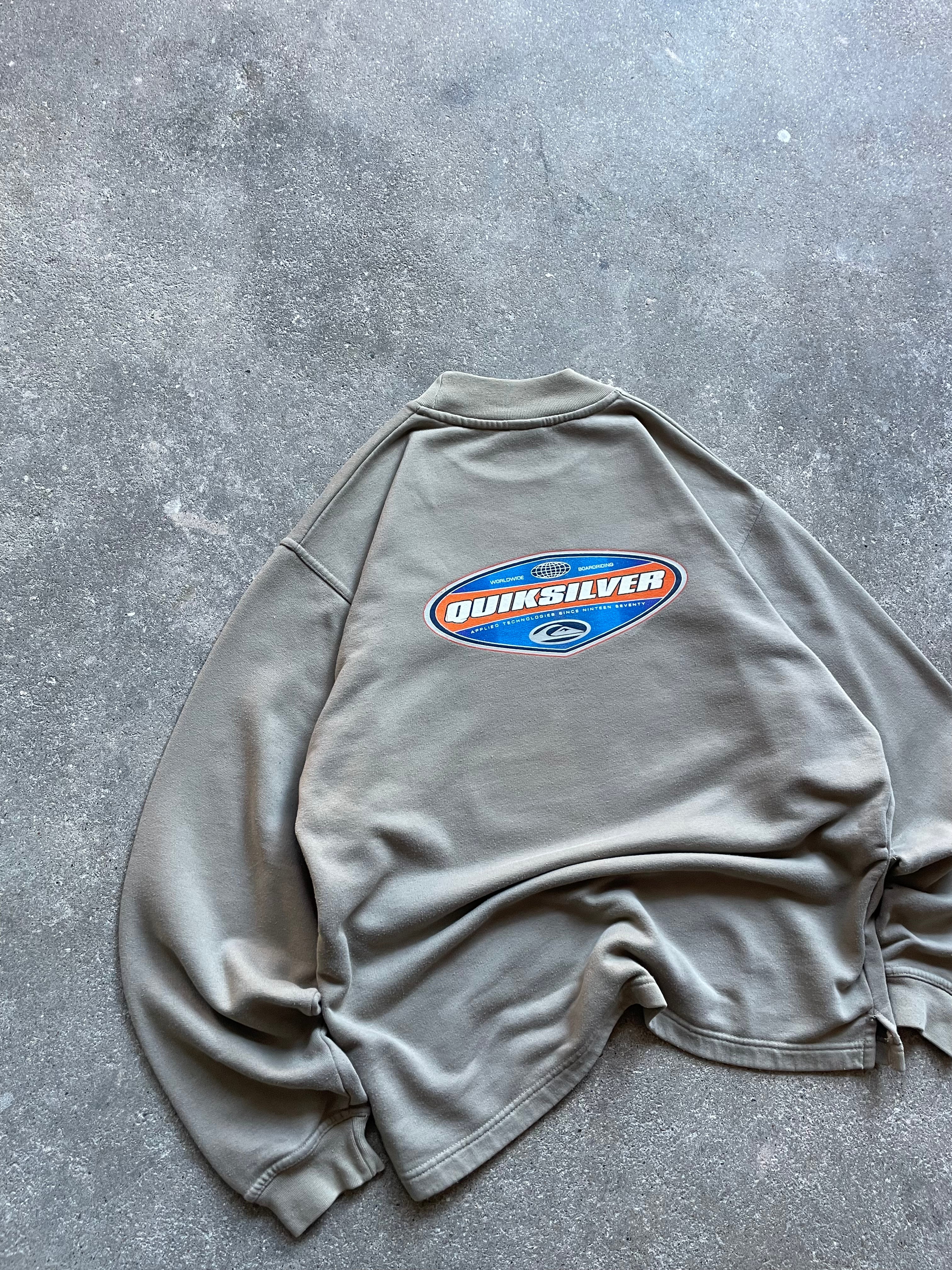 90's Quiksilver Sweatshirt Beige (M)