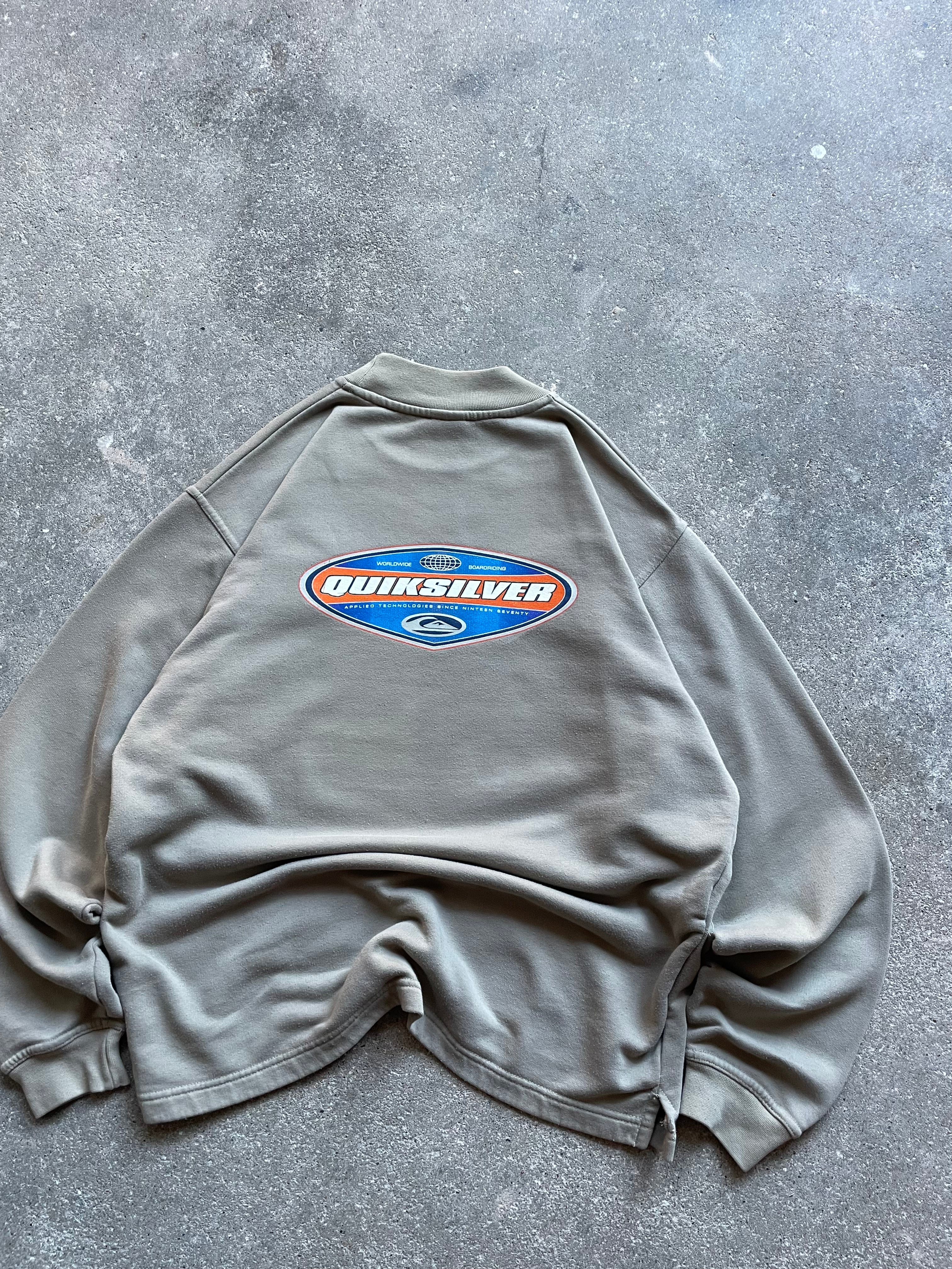 90's Quiksilver Sweatshirt Beige (M)