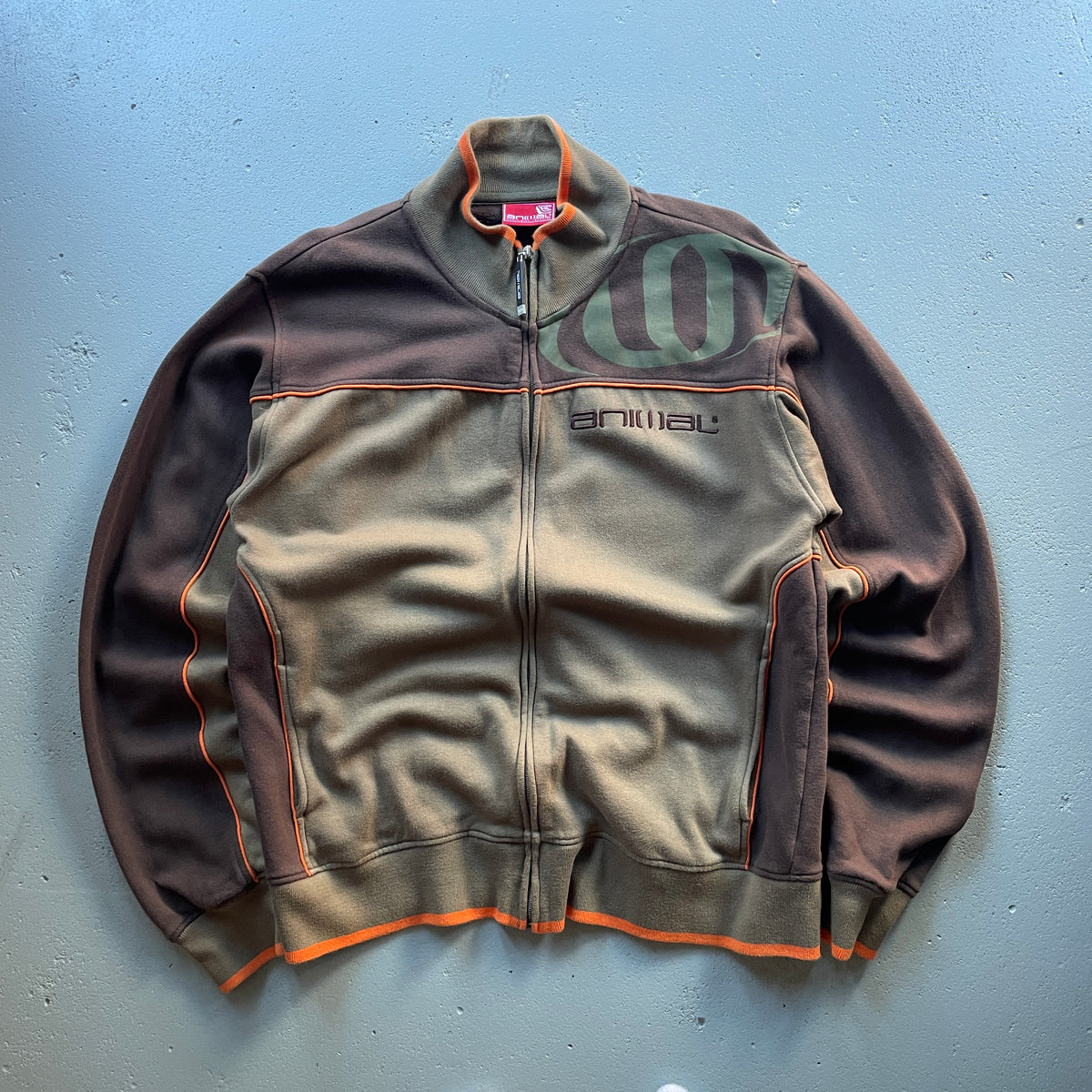 2000’s Animal Zip Sweatshirt (L)