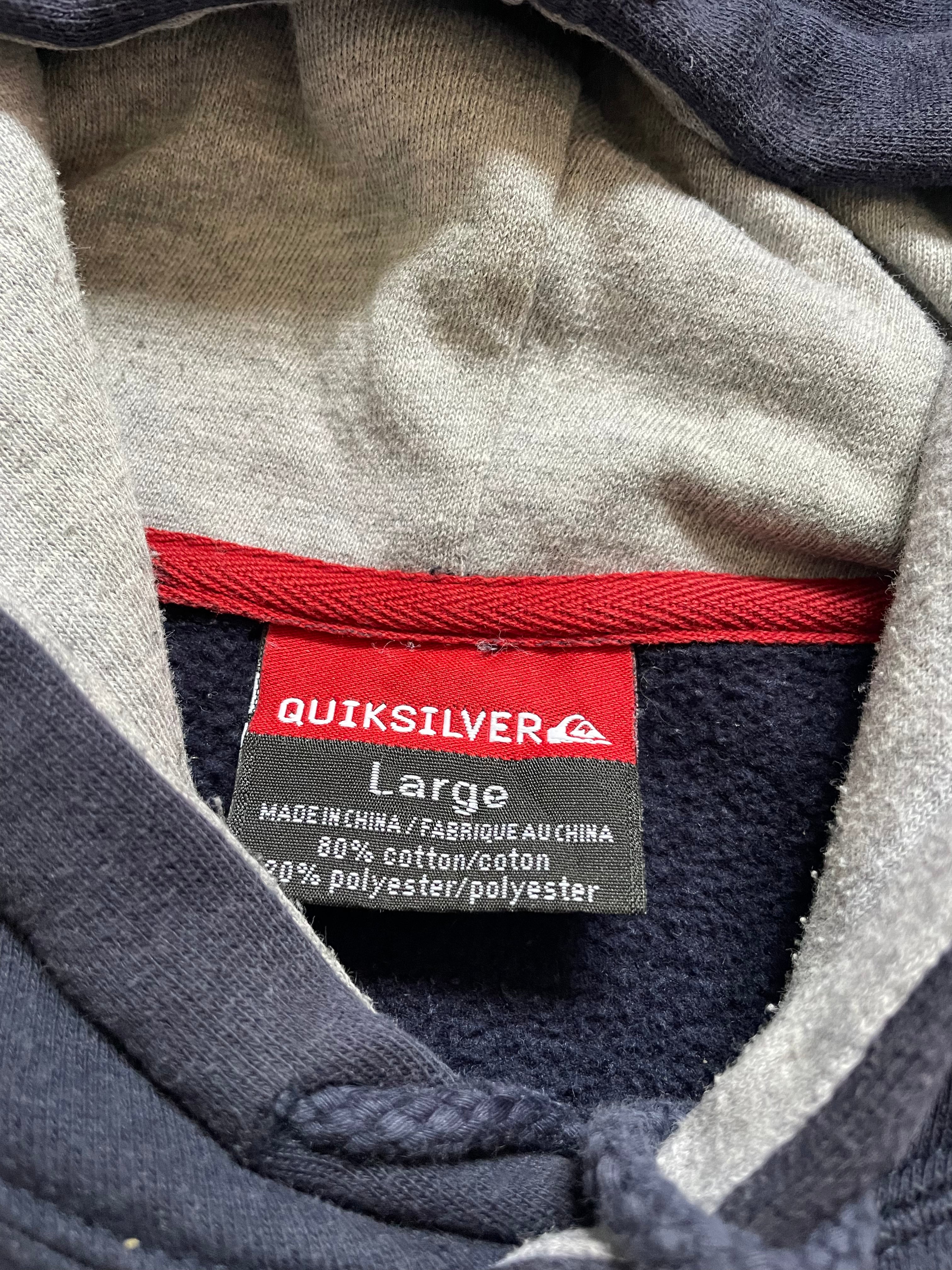 2000's Quiksilver Hoodie Navy (L)