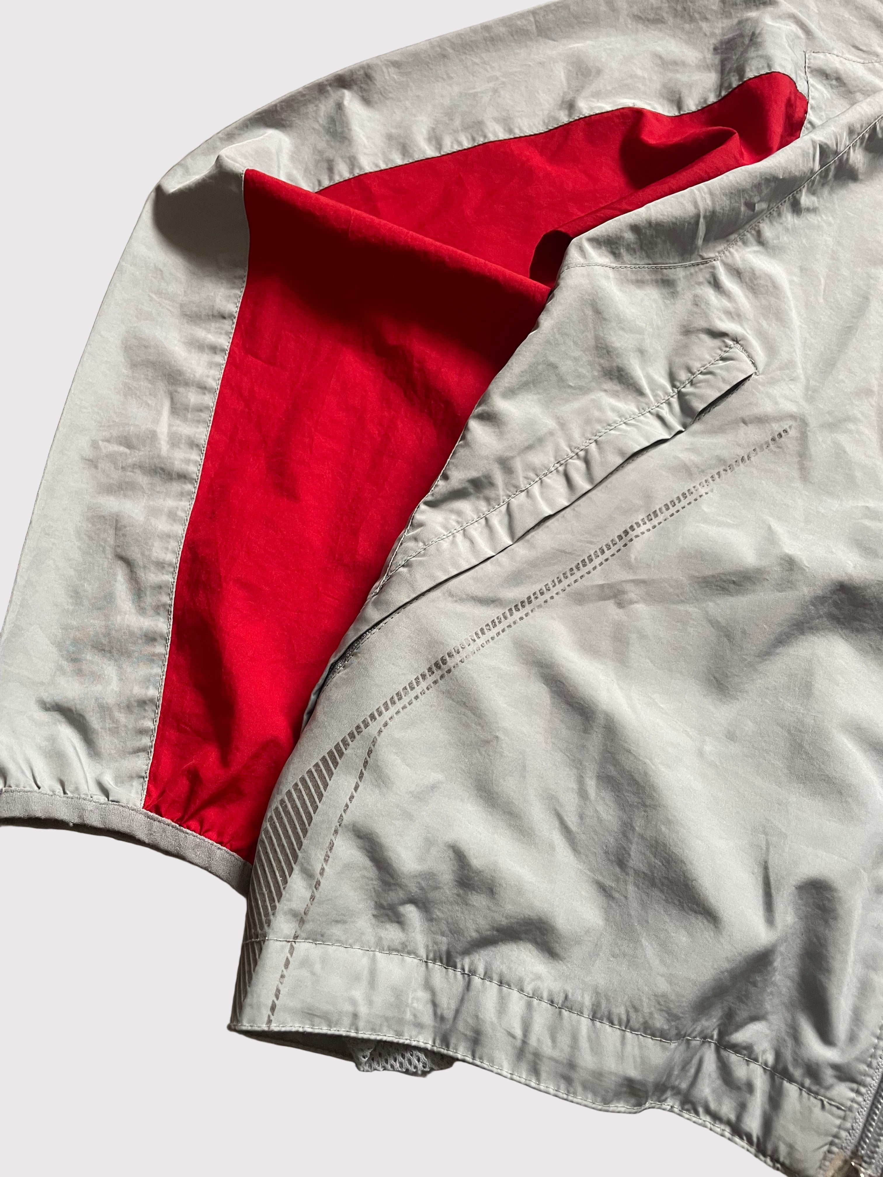 Nike Windbreaker Grey/Red (S)