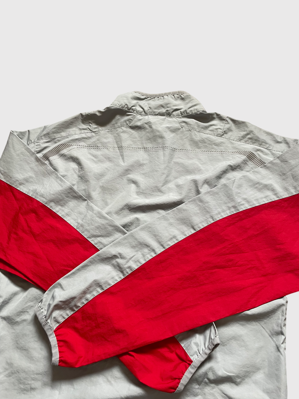 Nike Windbreaker Grey/Red (S)
