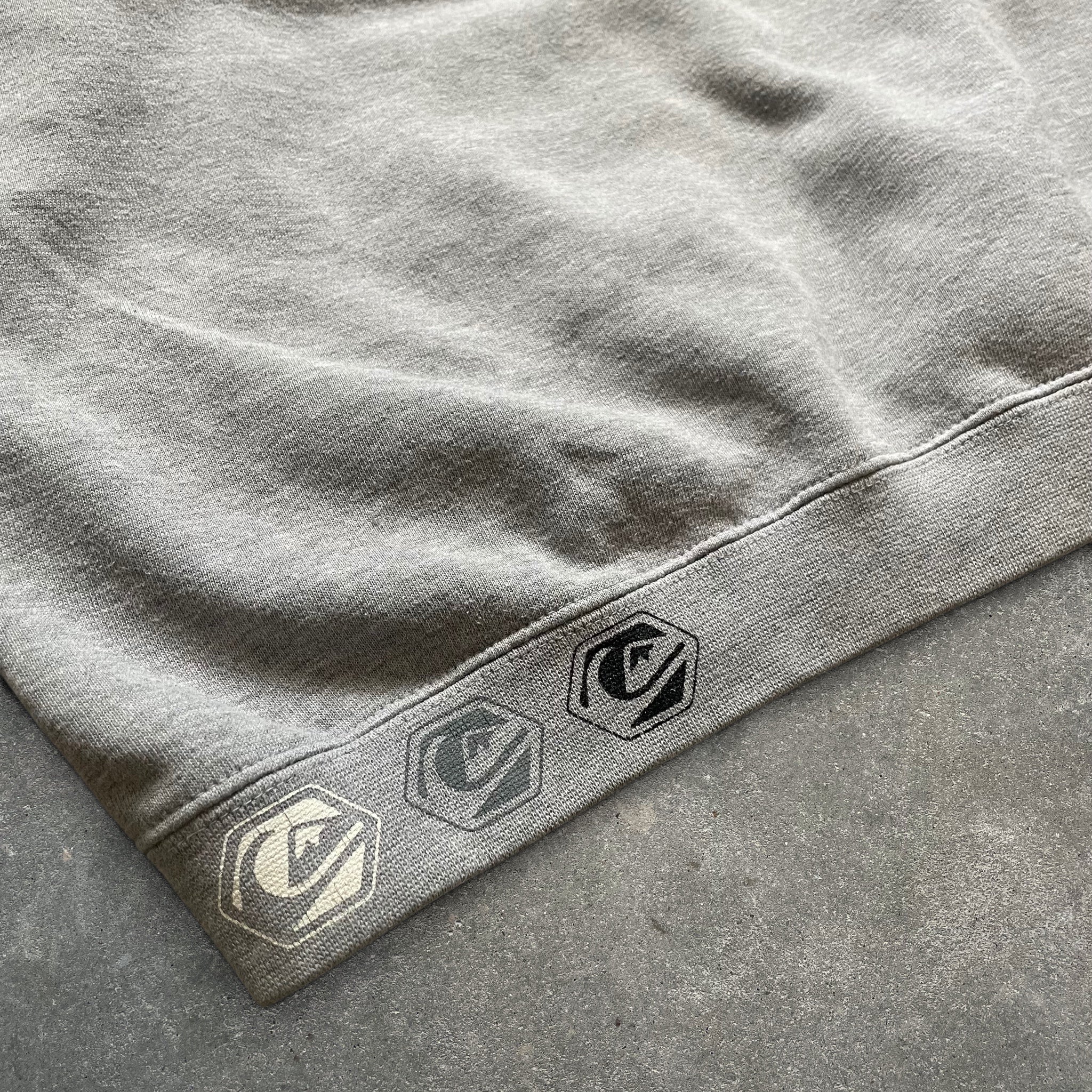 2000's Quiksilver Hoodie Grey (XS)