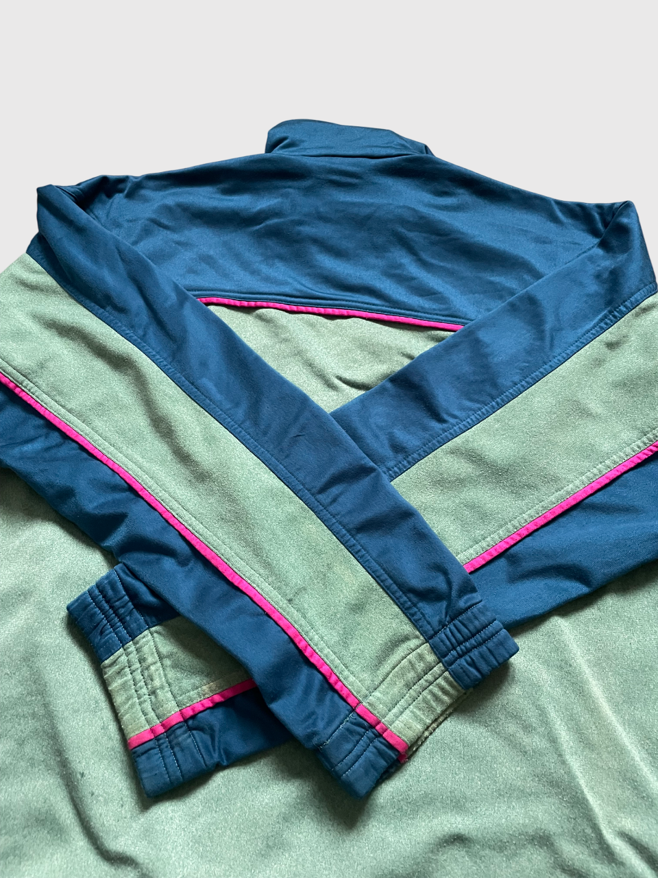 Diadora Full-Zip Sports Jacket Green/Blue (XL)