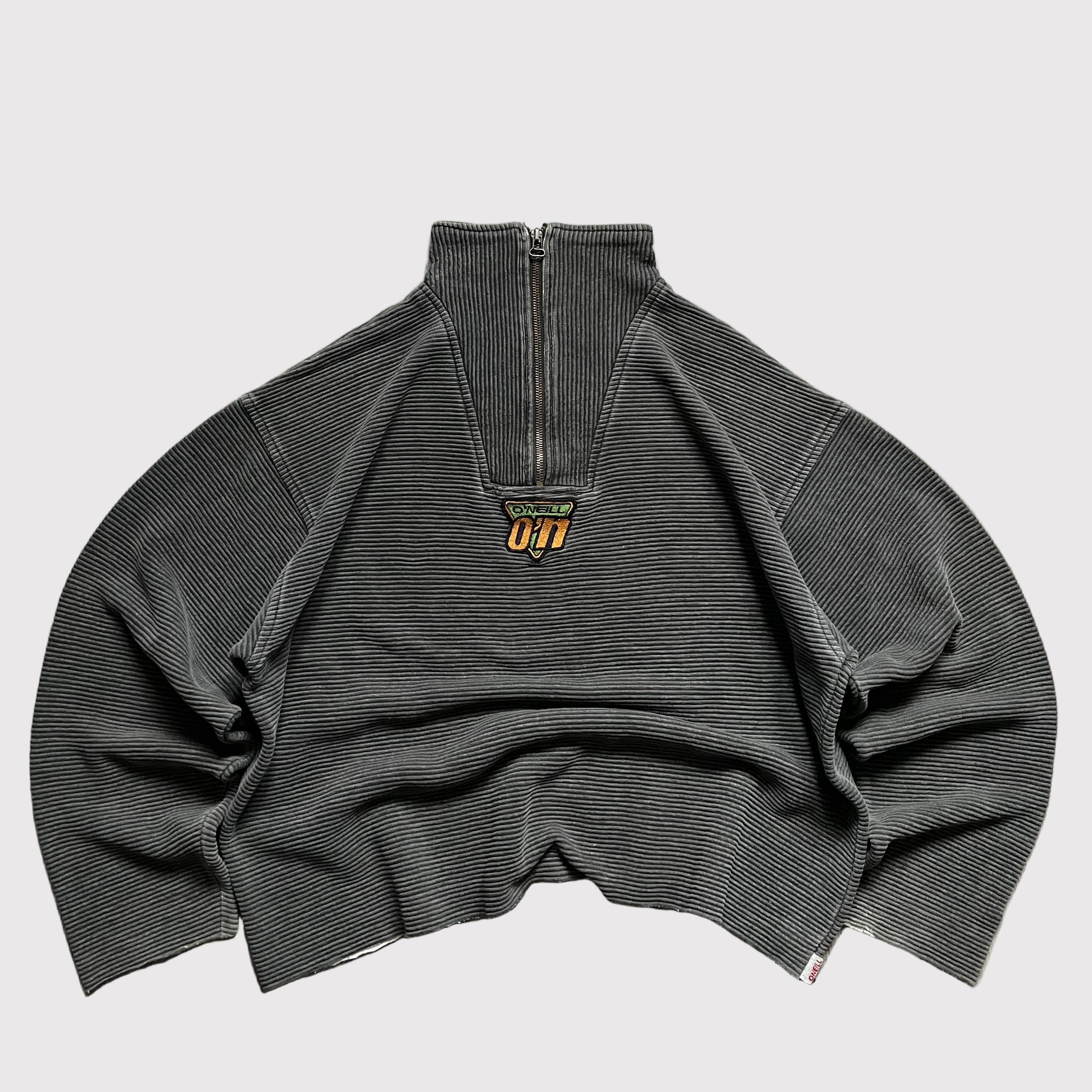 O'Neill 1/4 Zip Sweatshirt Grey (M/10)