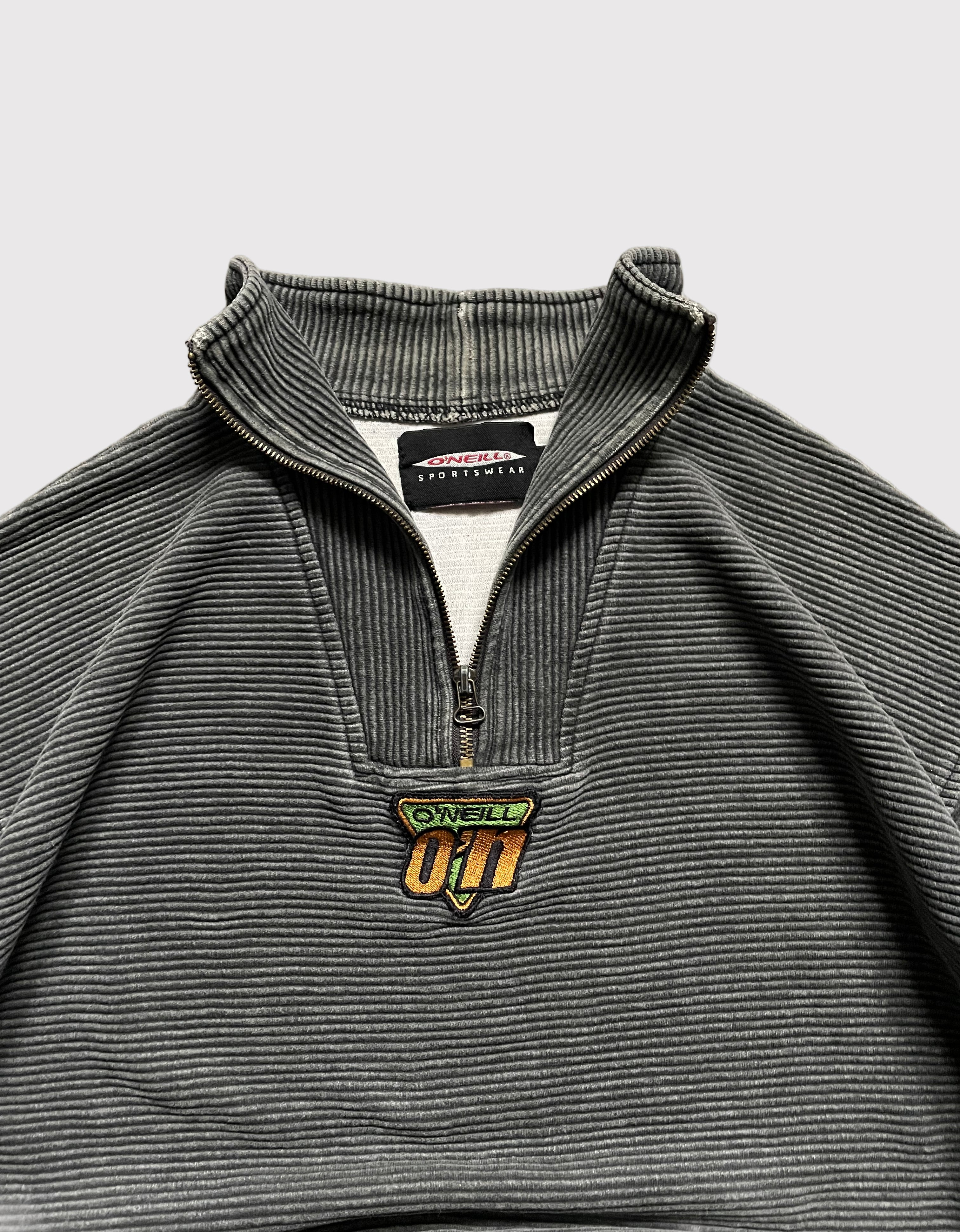 O'Neill 1/4 Zip Sweatshirt Grey (M/10)