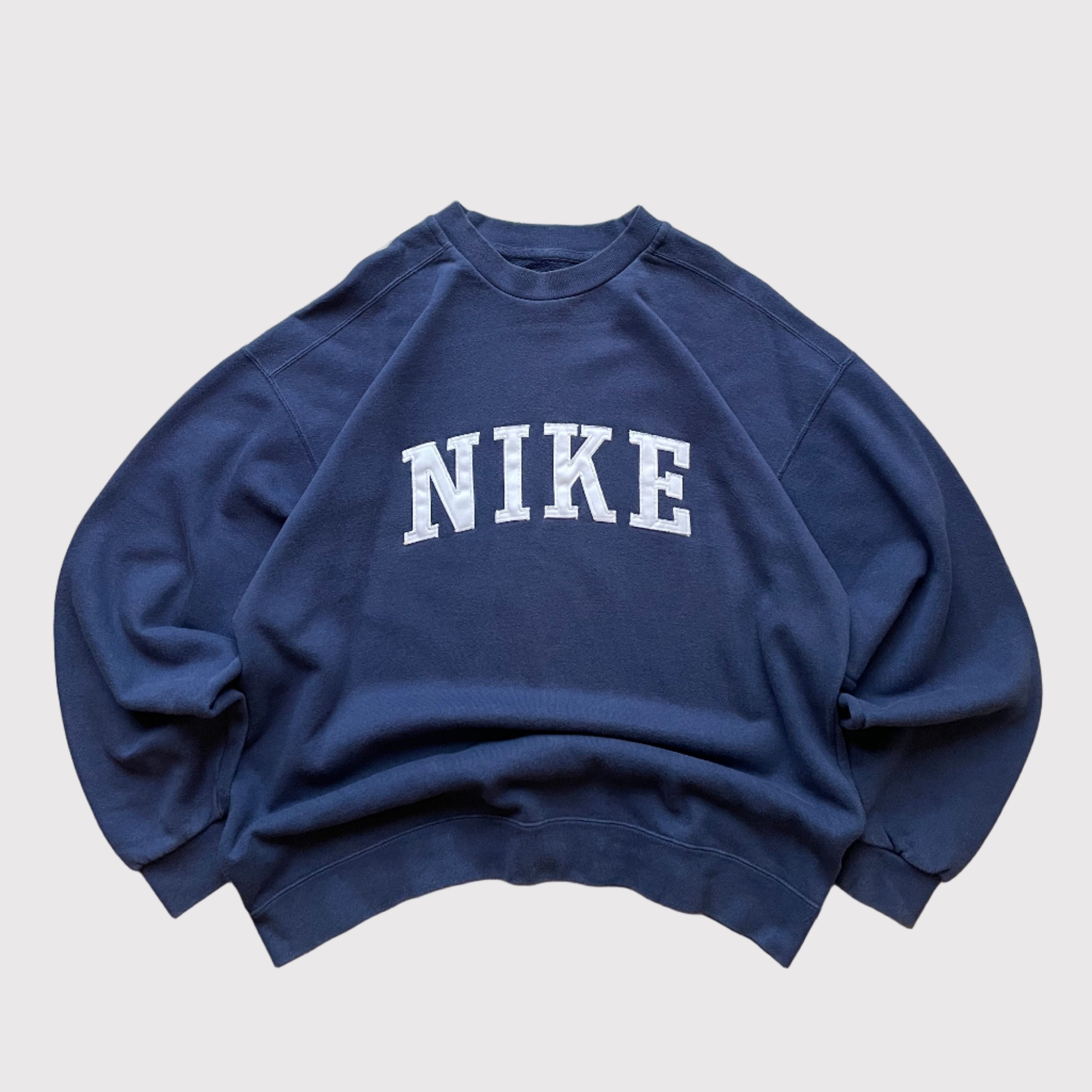 90's Nike Sweatshirt Blue (L)